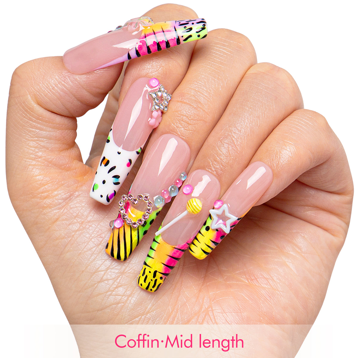 Wild Pop Handmade Nails H833
