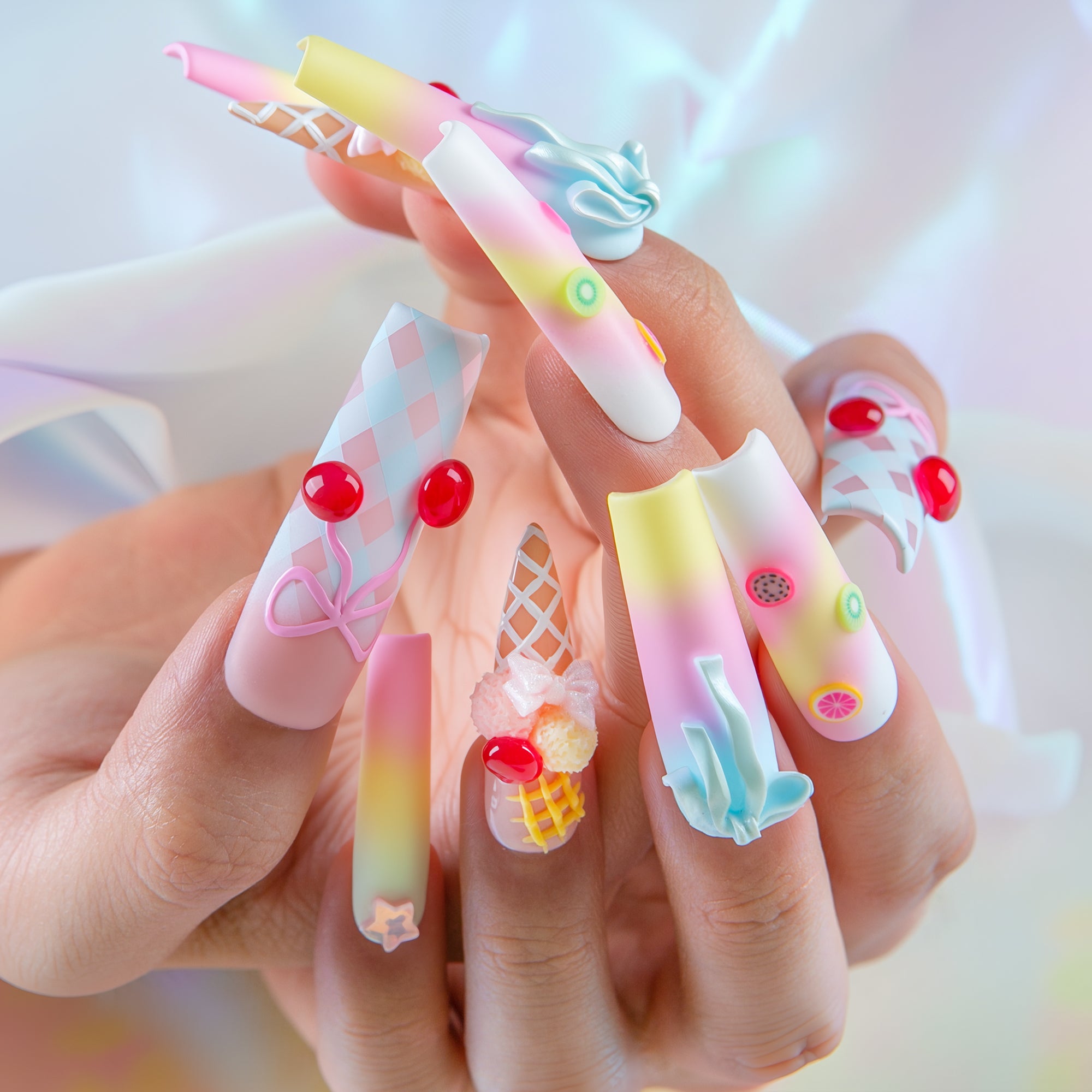 Candy Gelato Handmade Nails H839