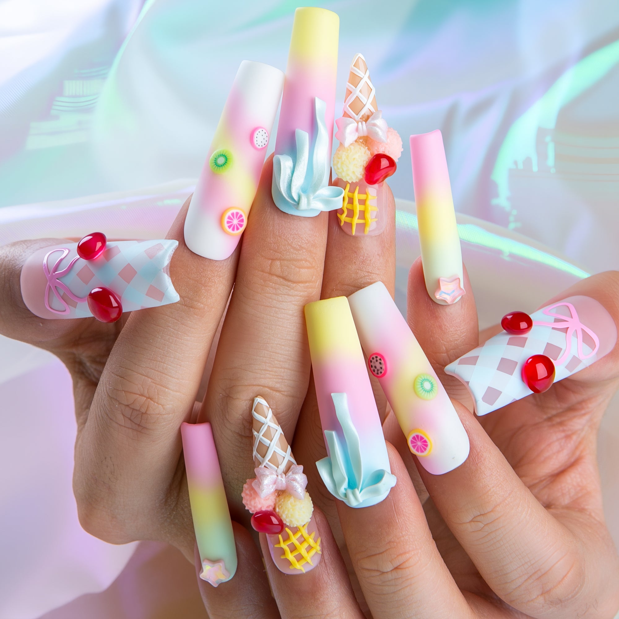 Candy Gelato Handmade Nails H839