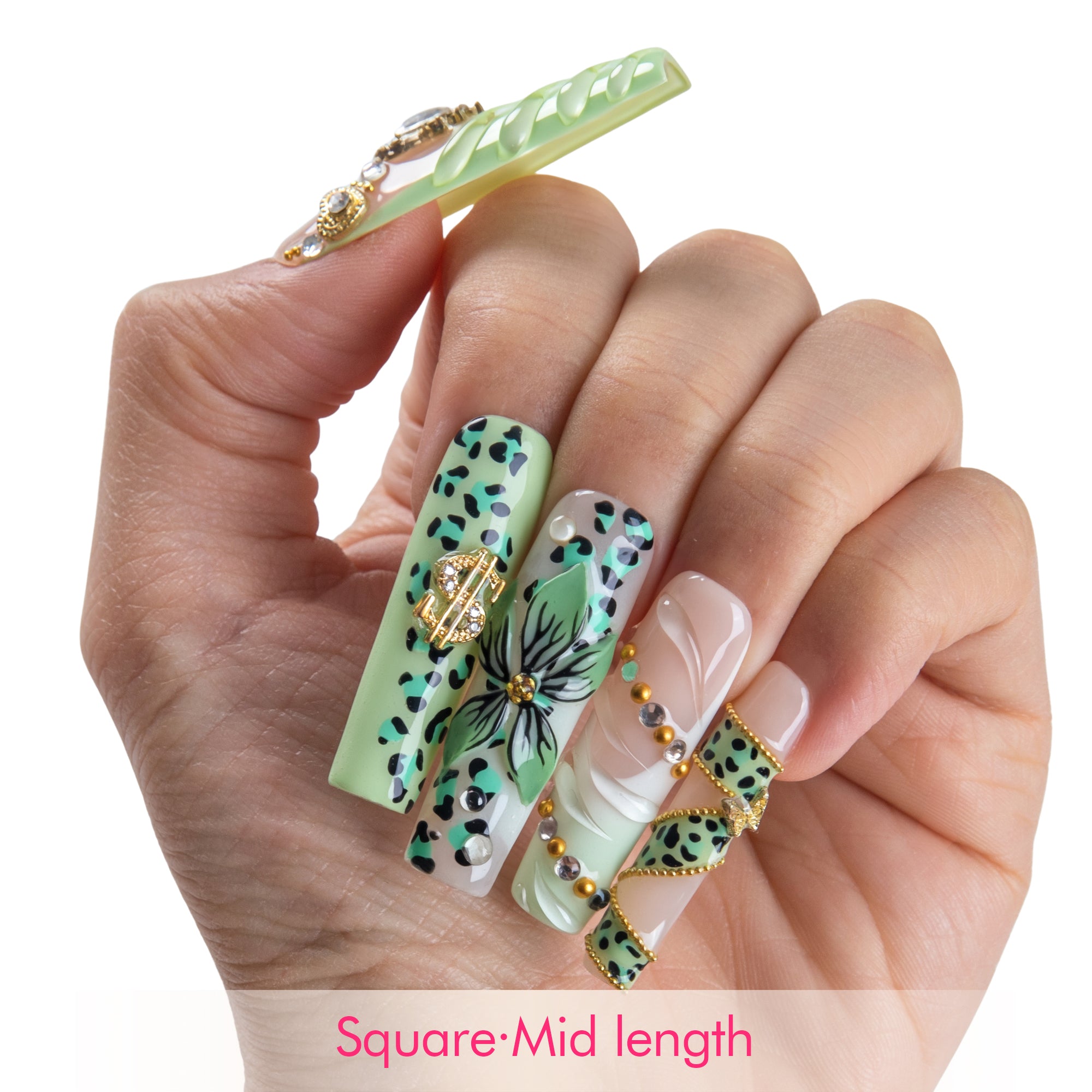 Jungle Glam Handmade Nails H846
