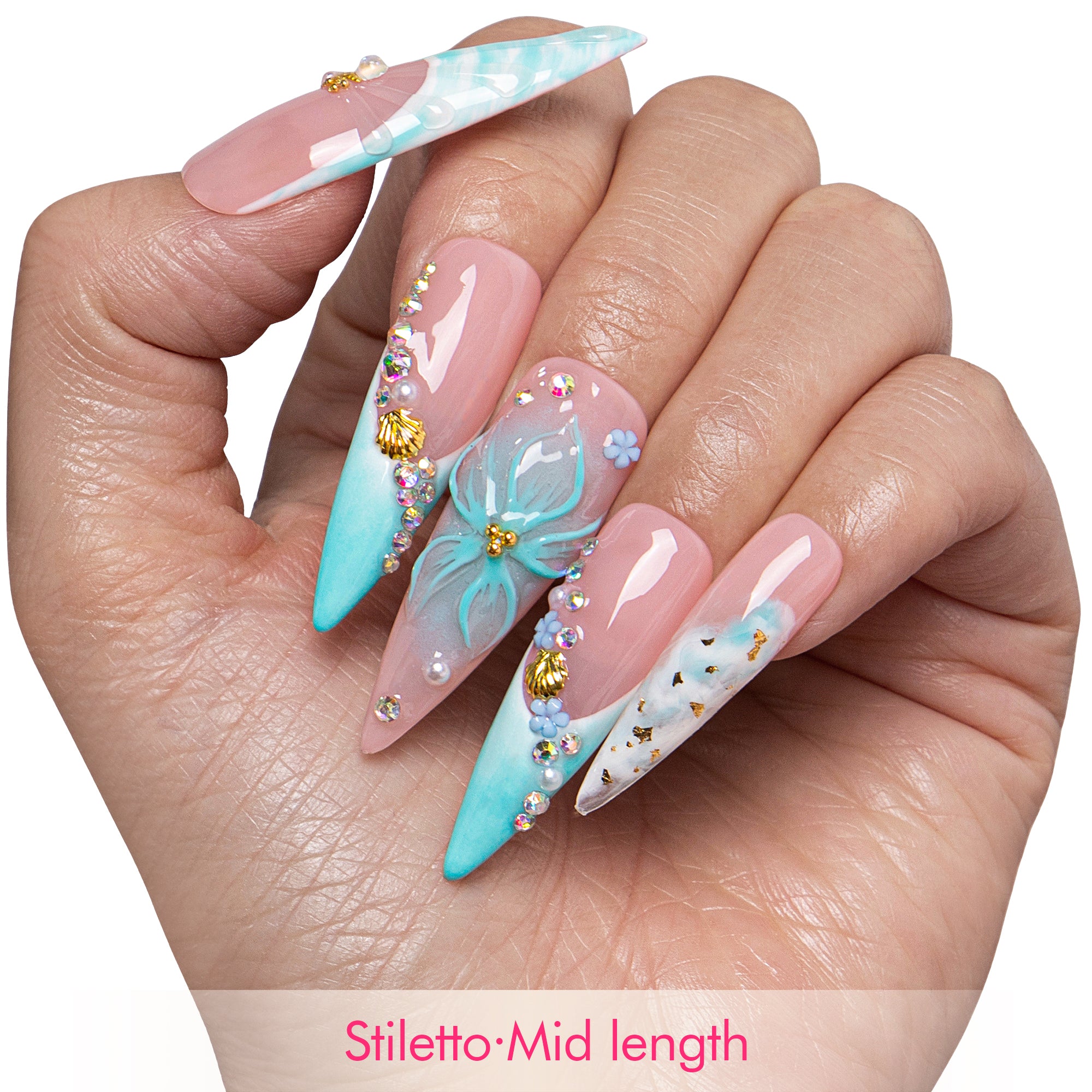 Aqua Dream Handmade Nails H850