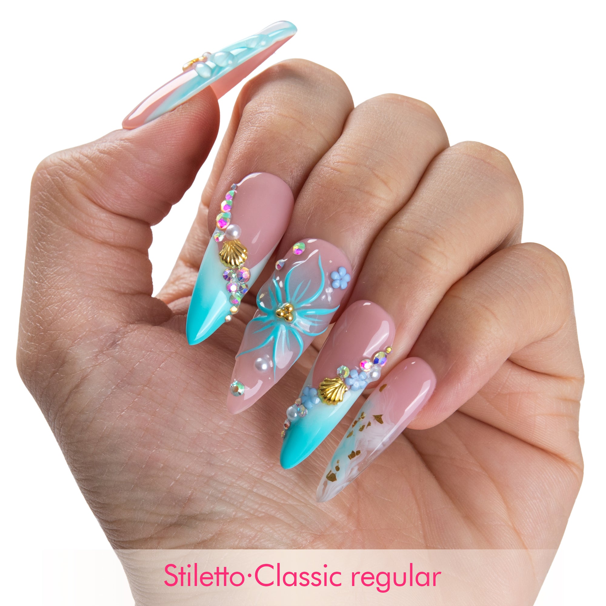 Aqua Dream Handmade Nails H850