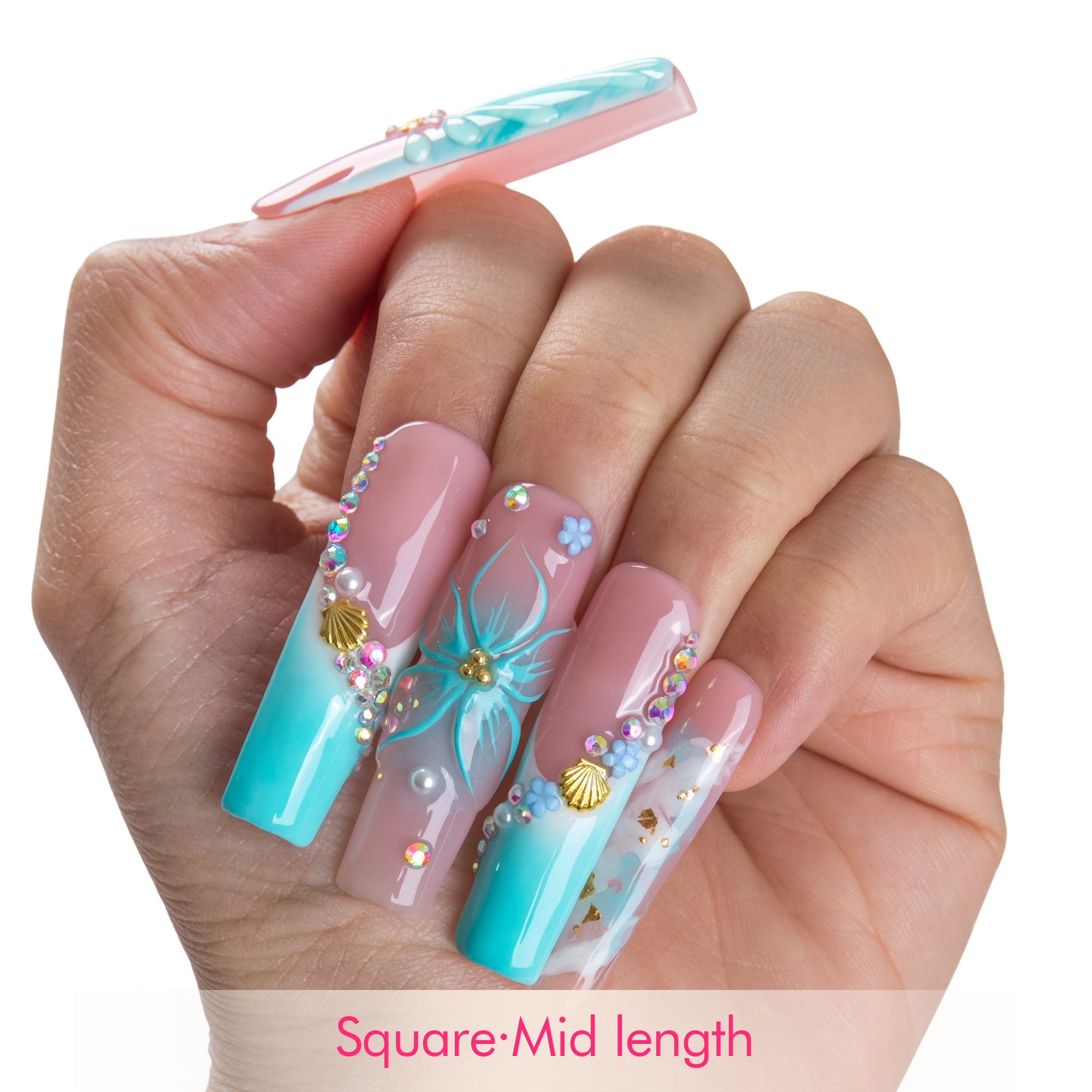Aqua Dream Handmade Nails H850