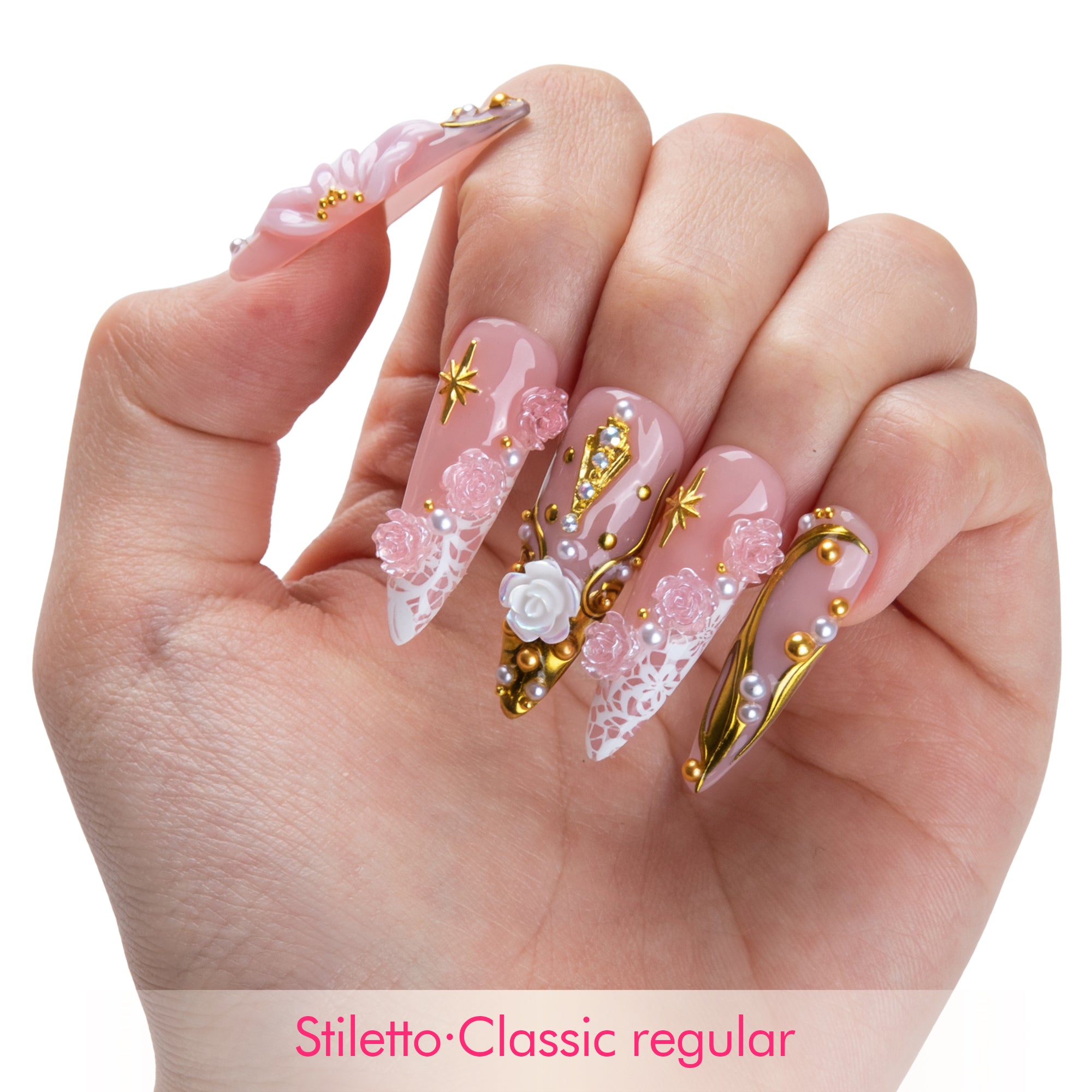 Blush Royale Handmade Nails H851