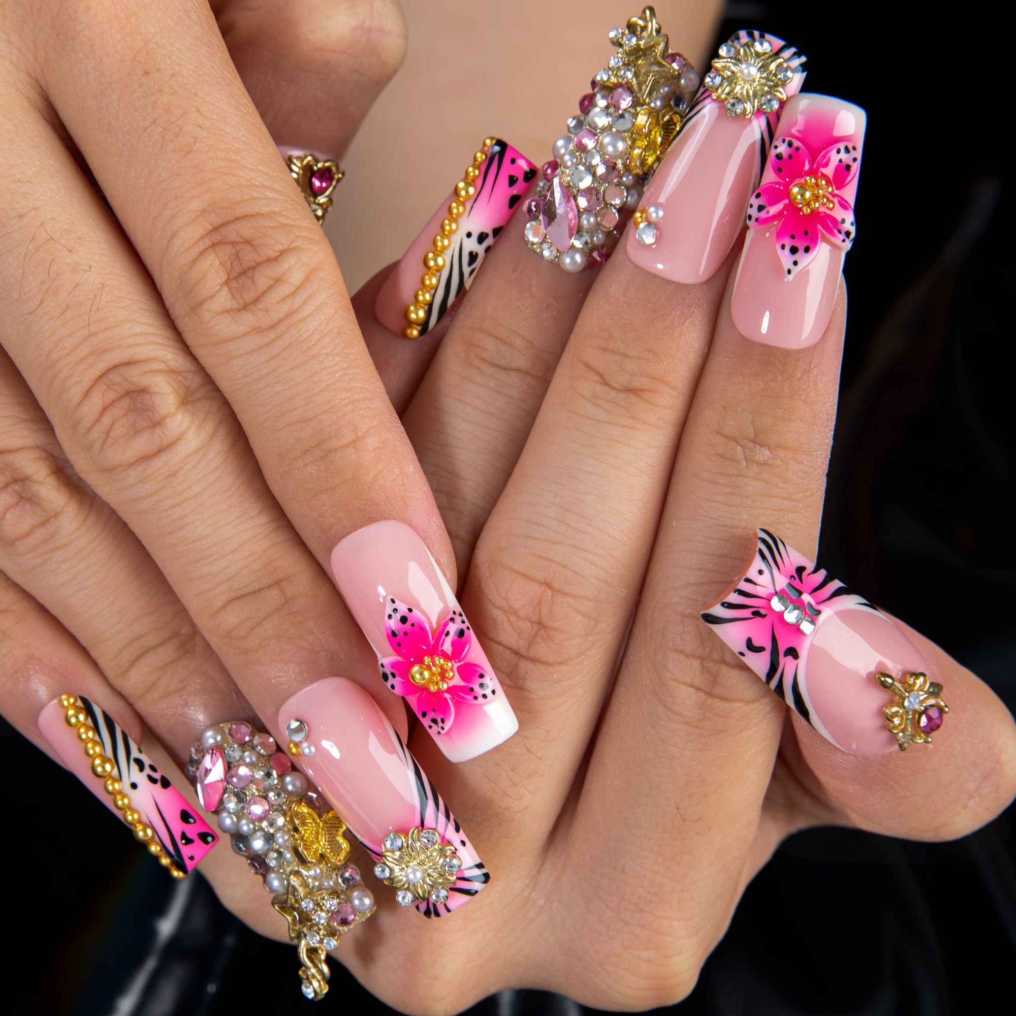Glam Dynasty Handmade Nails H858