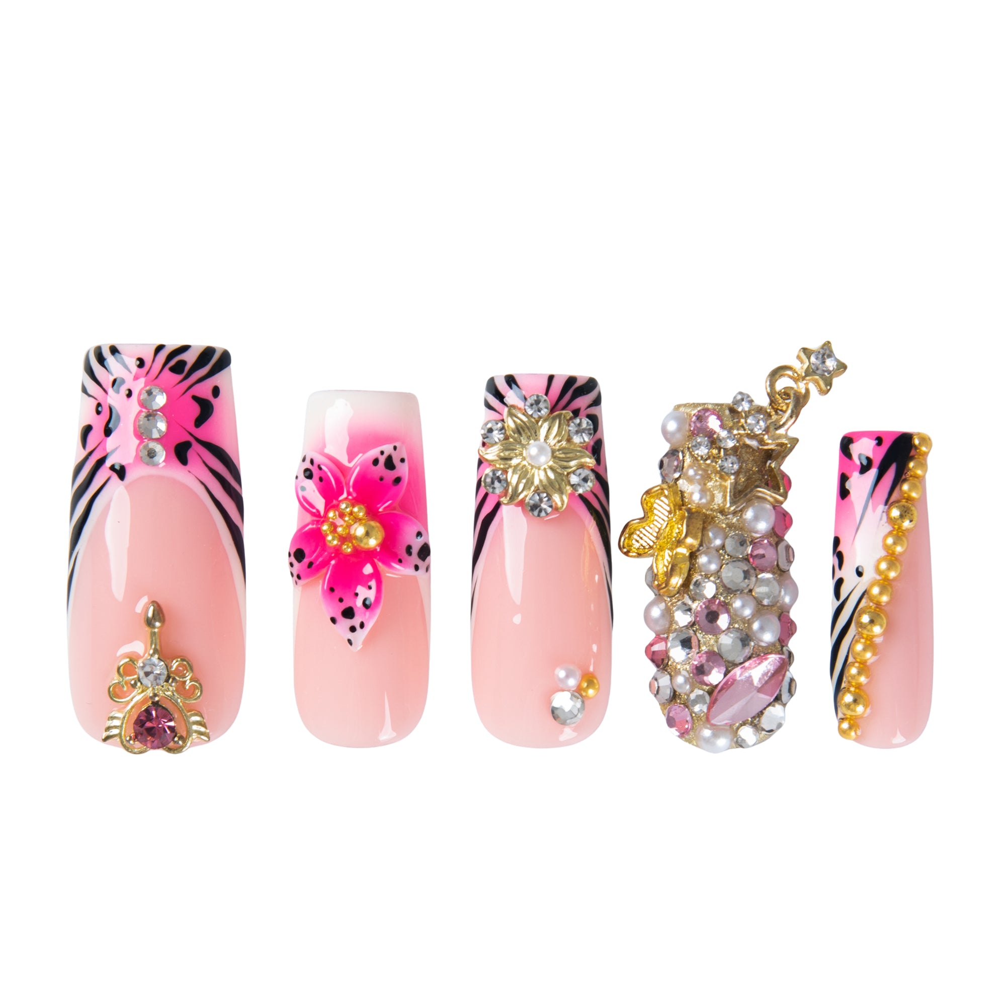 Glam Dynasty Handmade Nails H858