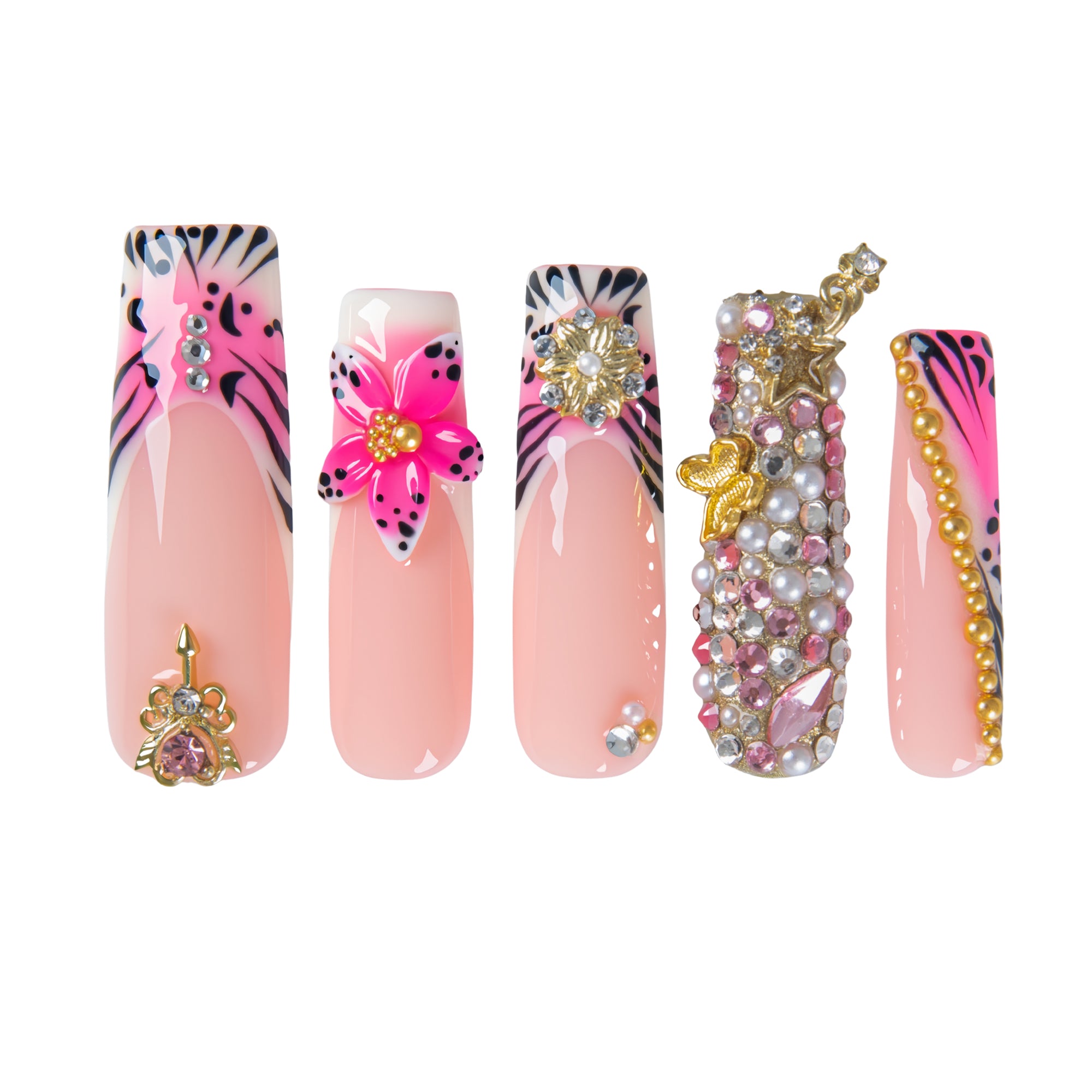 Glam Dynasty Handmade Nails H858
