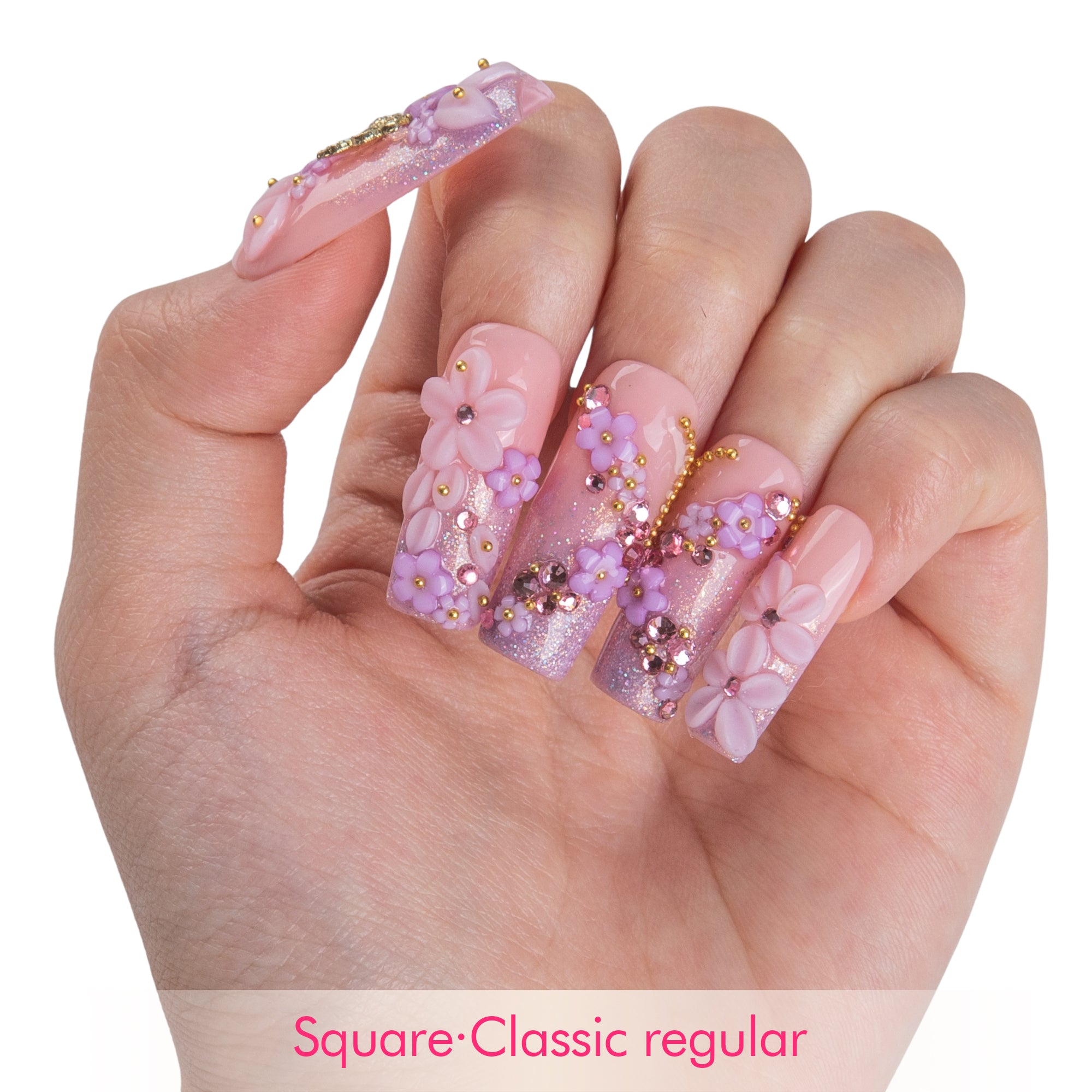 Sparkle Fairy Handmade Nails H859