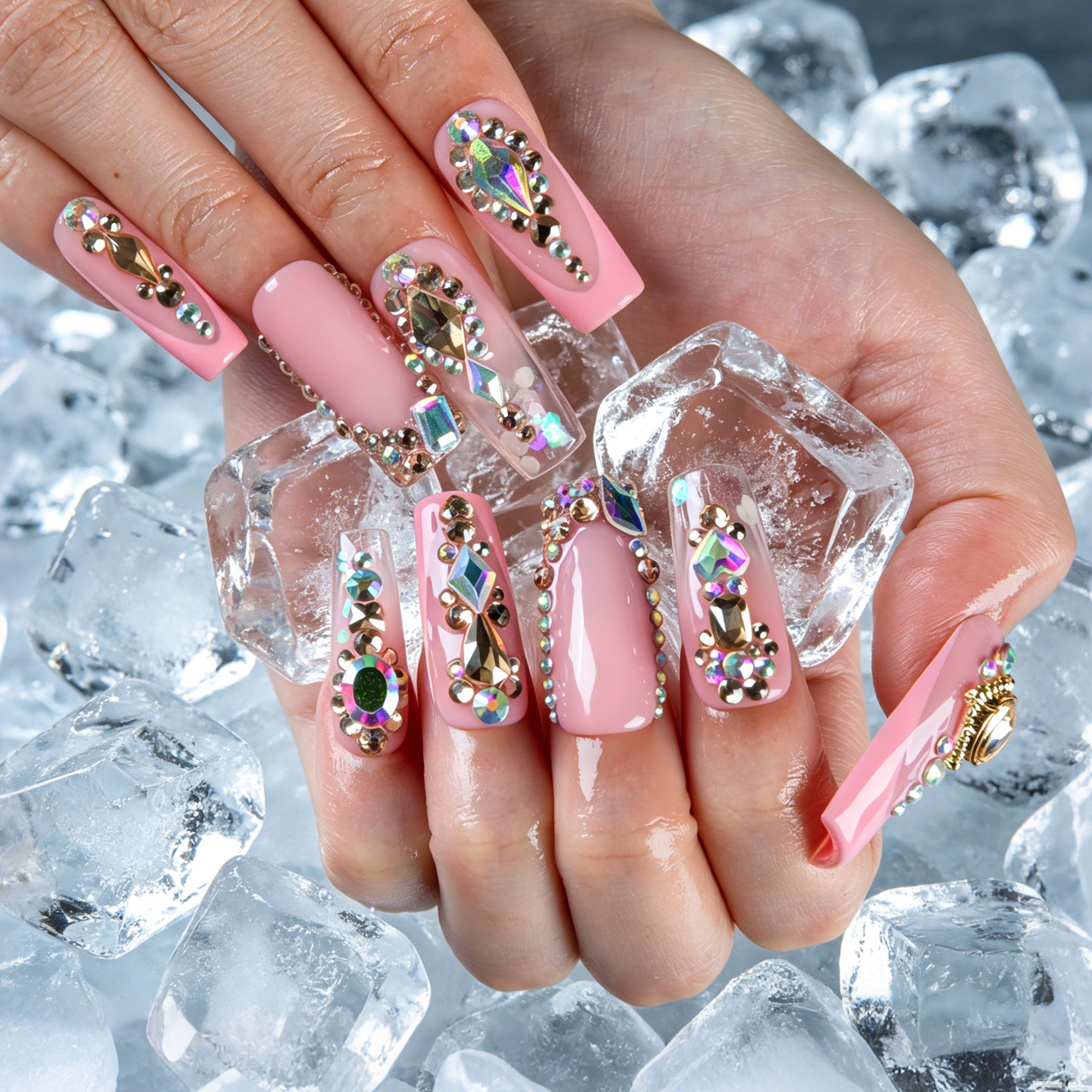 Crystal Empress Handmade Nails H860