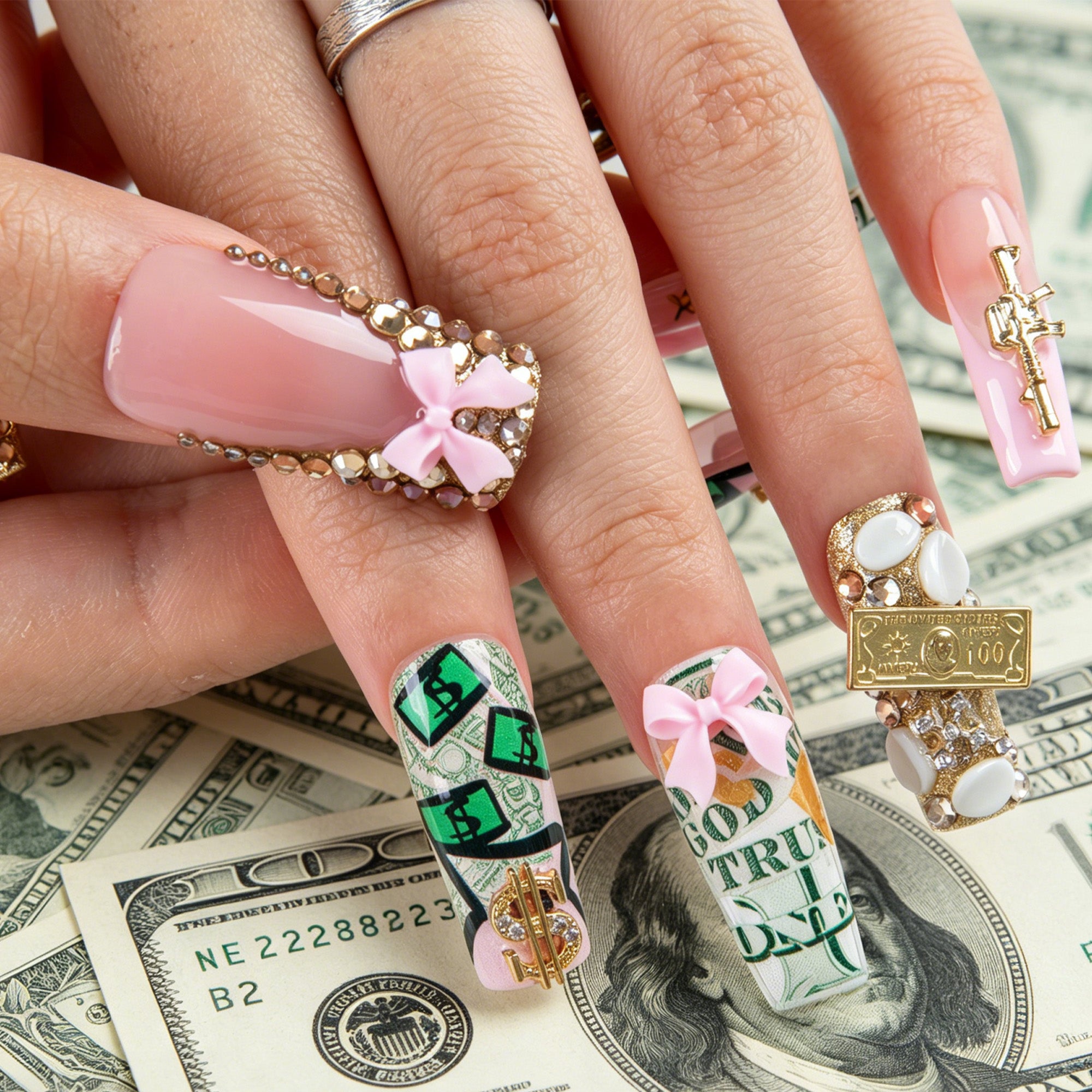 Fatal Sweetness Handmade Nails H861