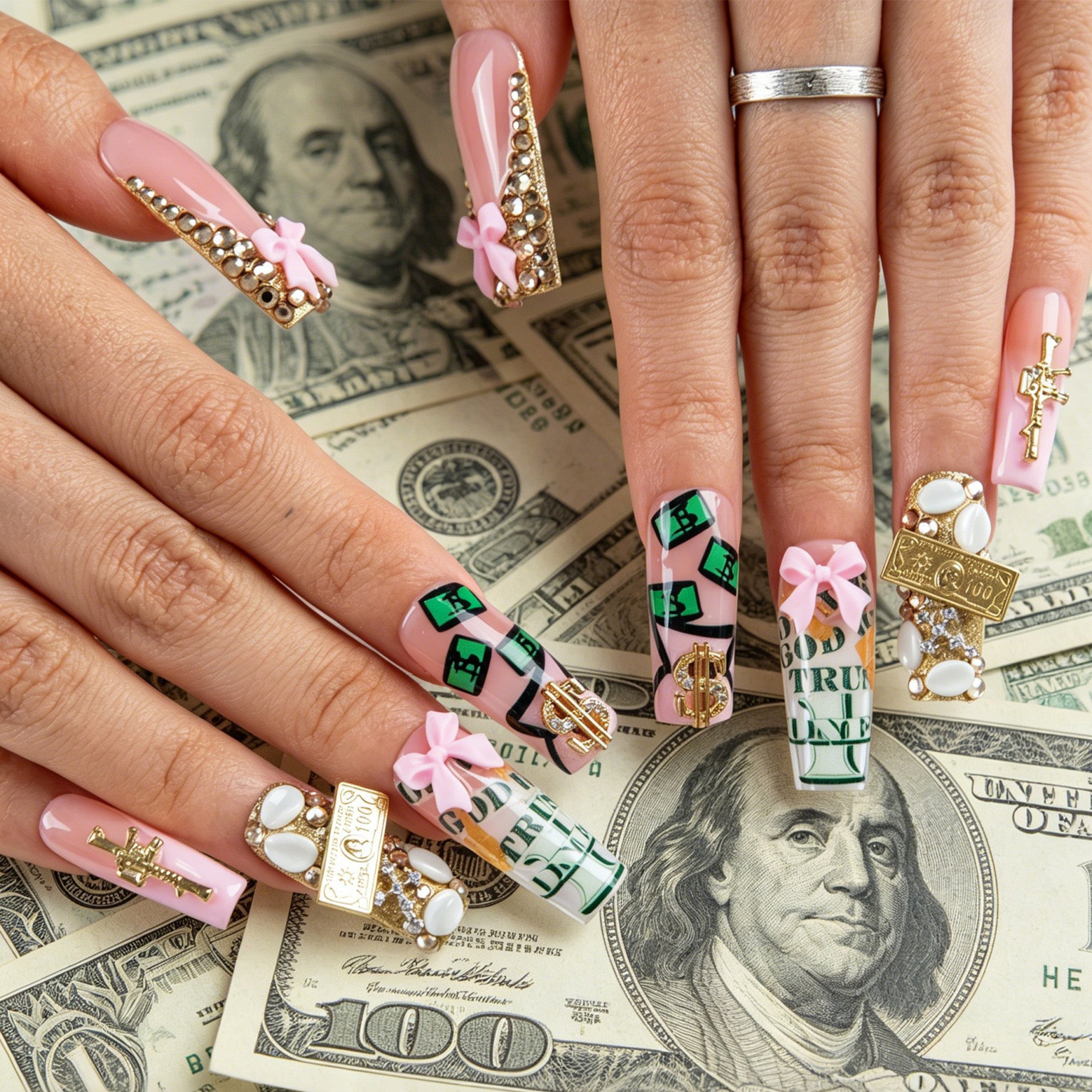 Fatal Sweetness Handmade Nails H861