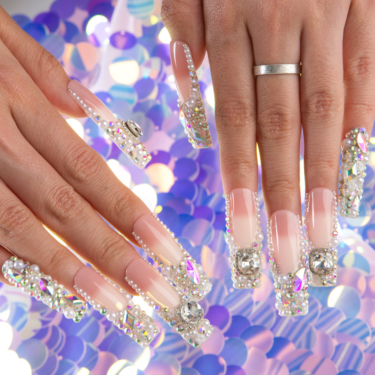 Crystal Couture Handmade Nails H862