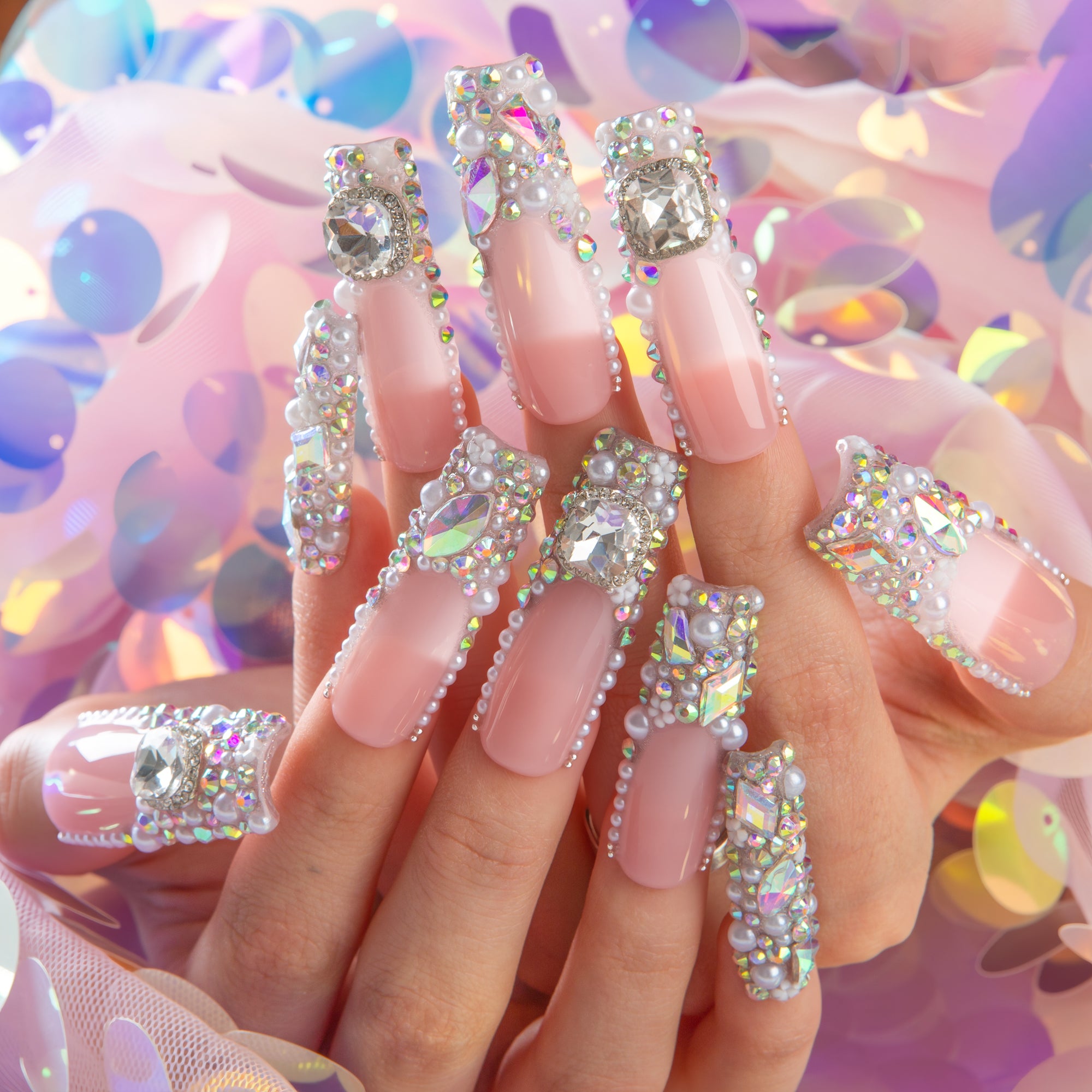 Crystal Couture Handmade Nails H862