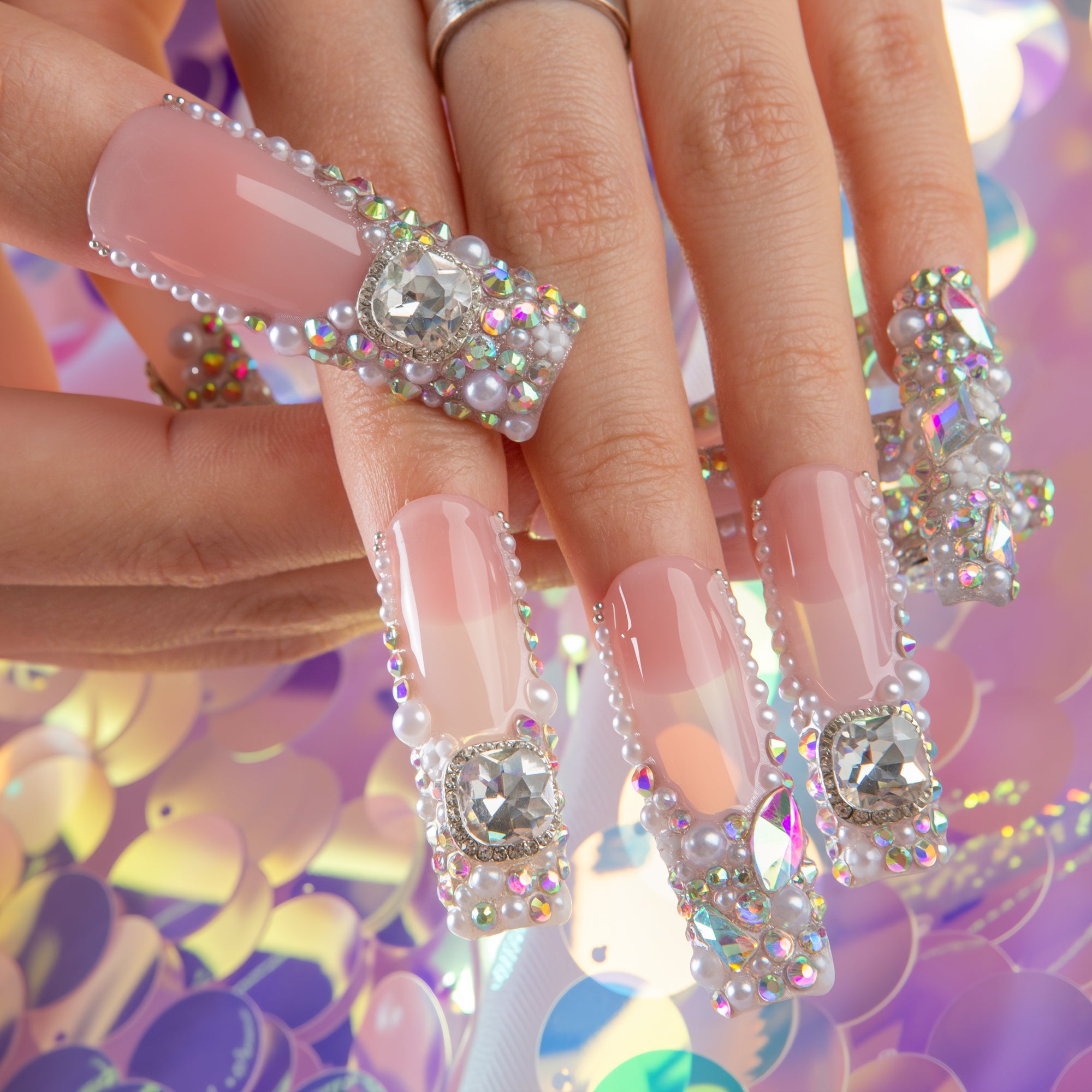 Crystal Couture Handmade Nails H862