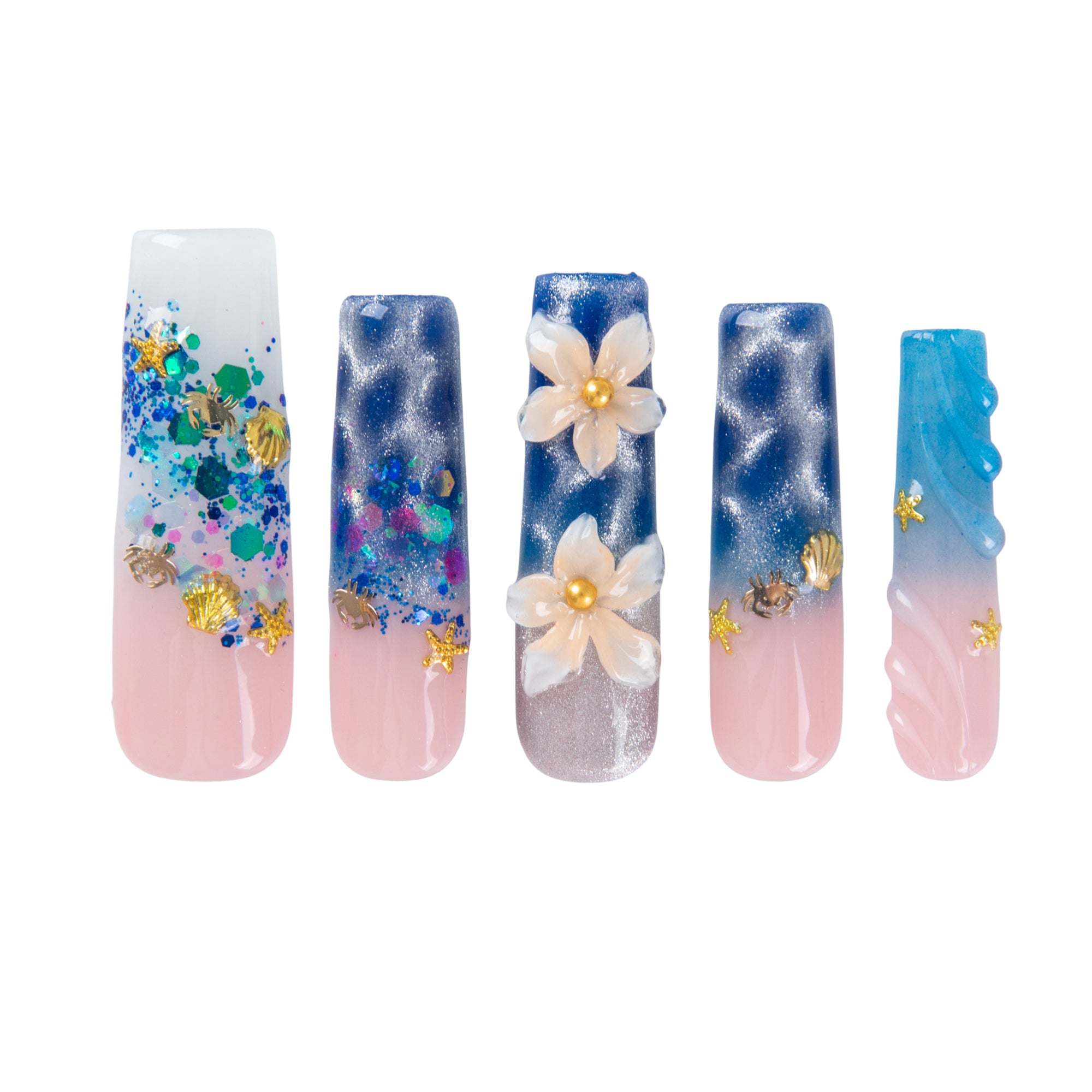 Ocean Reverie Handmade Nails H863