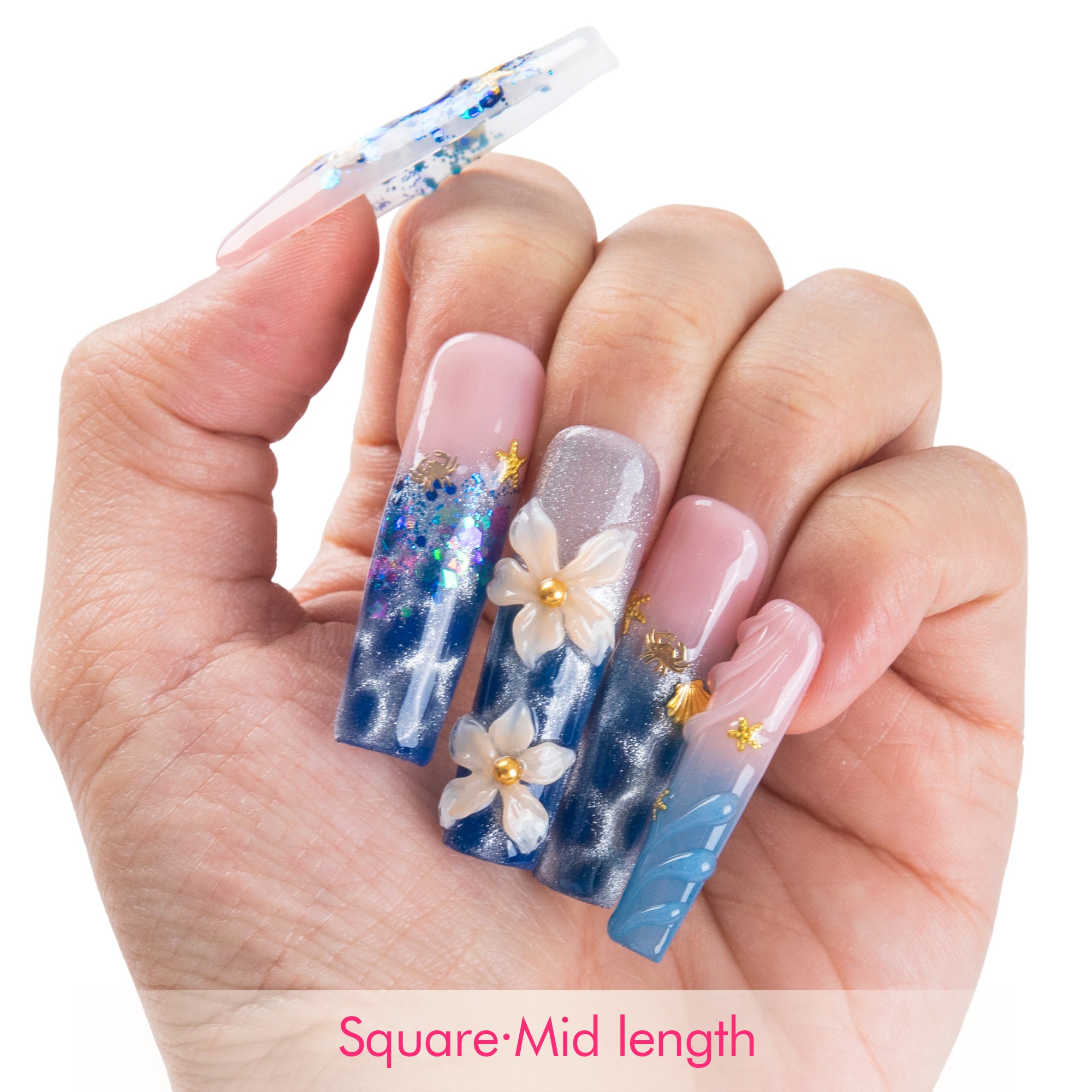Ocean Reverie Handmade Nails H863