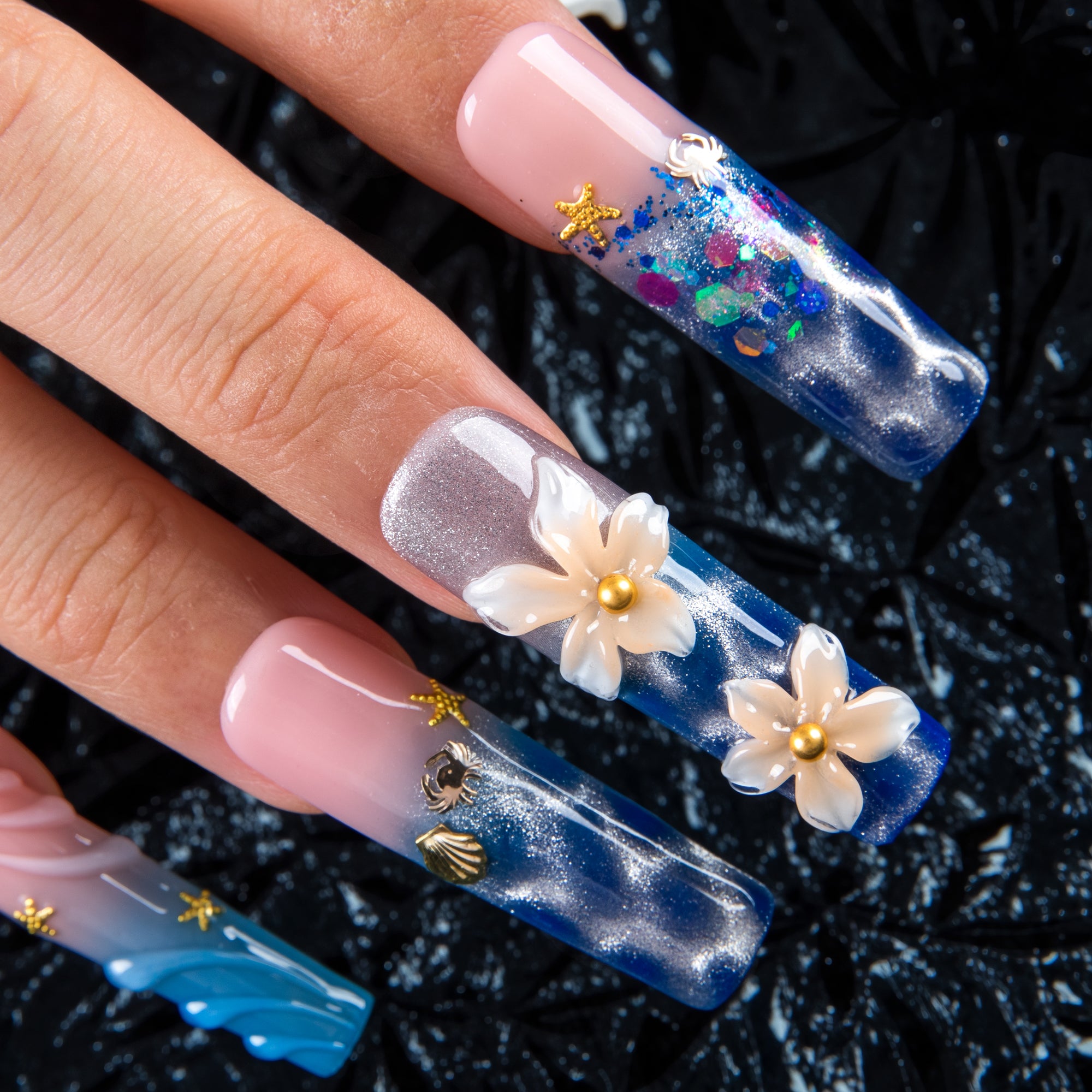 Ocean Reverie Handmade Nails H863