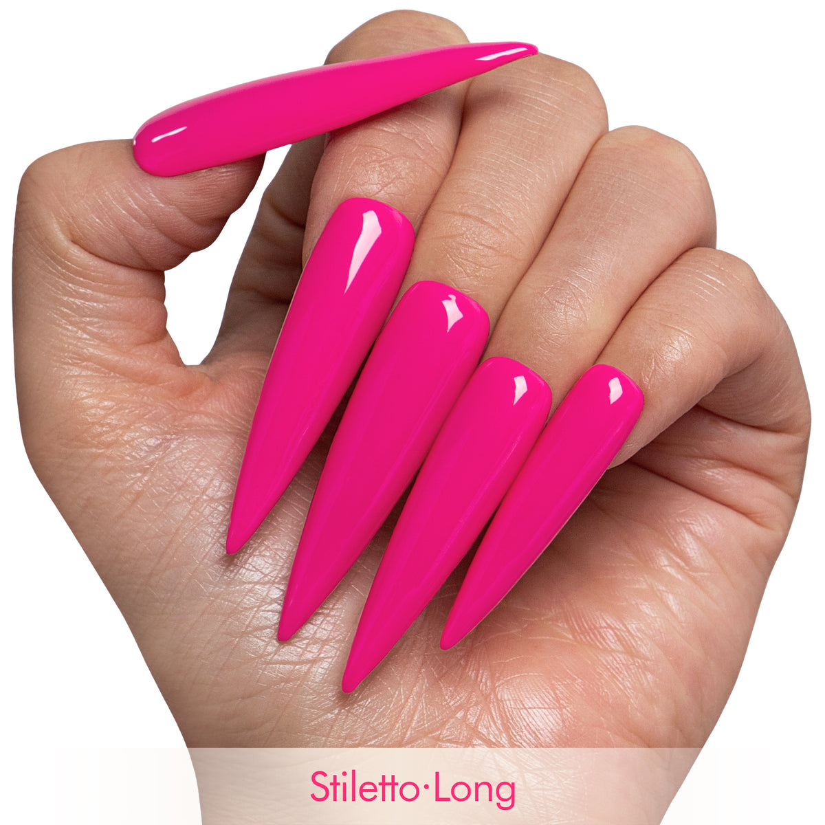 Baddie Pink Handmade Nails H865