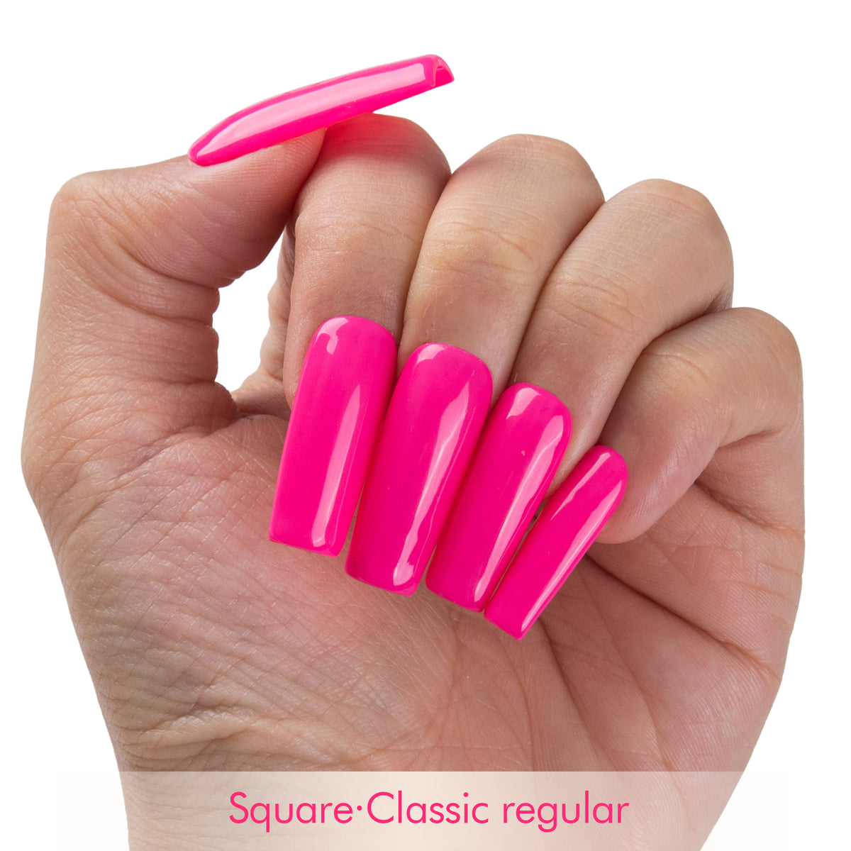 Baddie Pink Handmade Nails H865