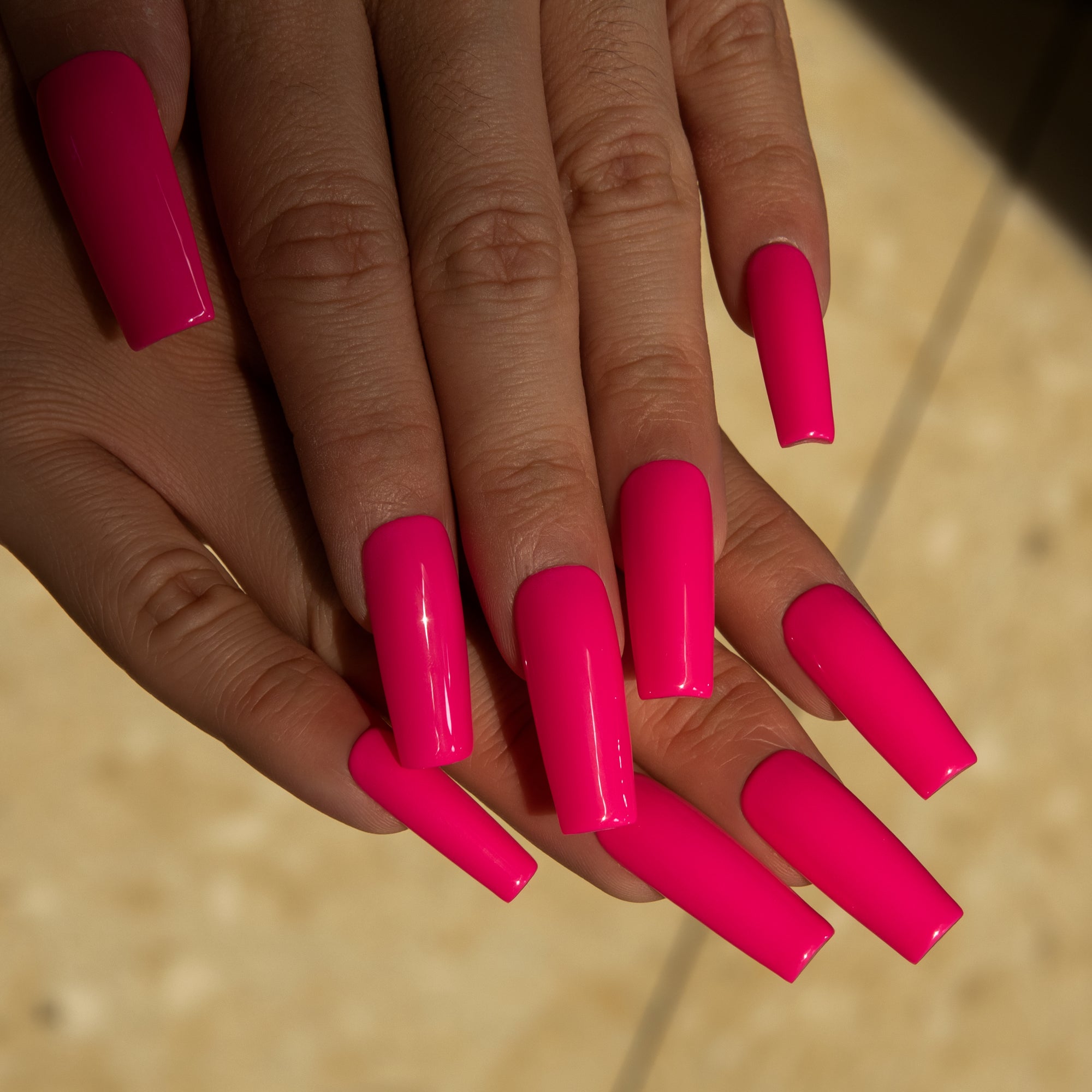 Baddie Pink Handmade Nails H865