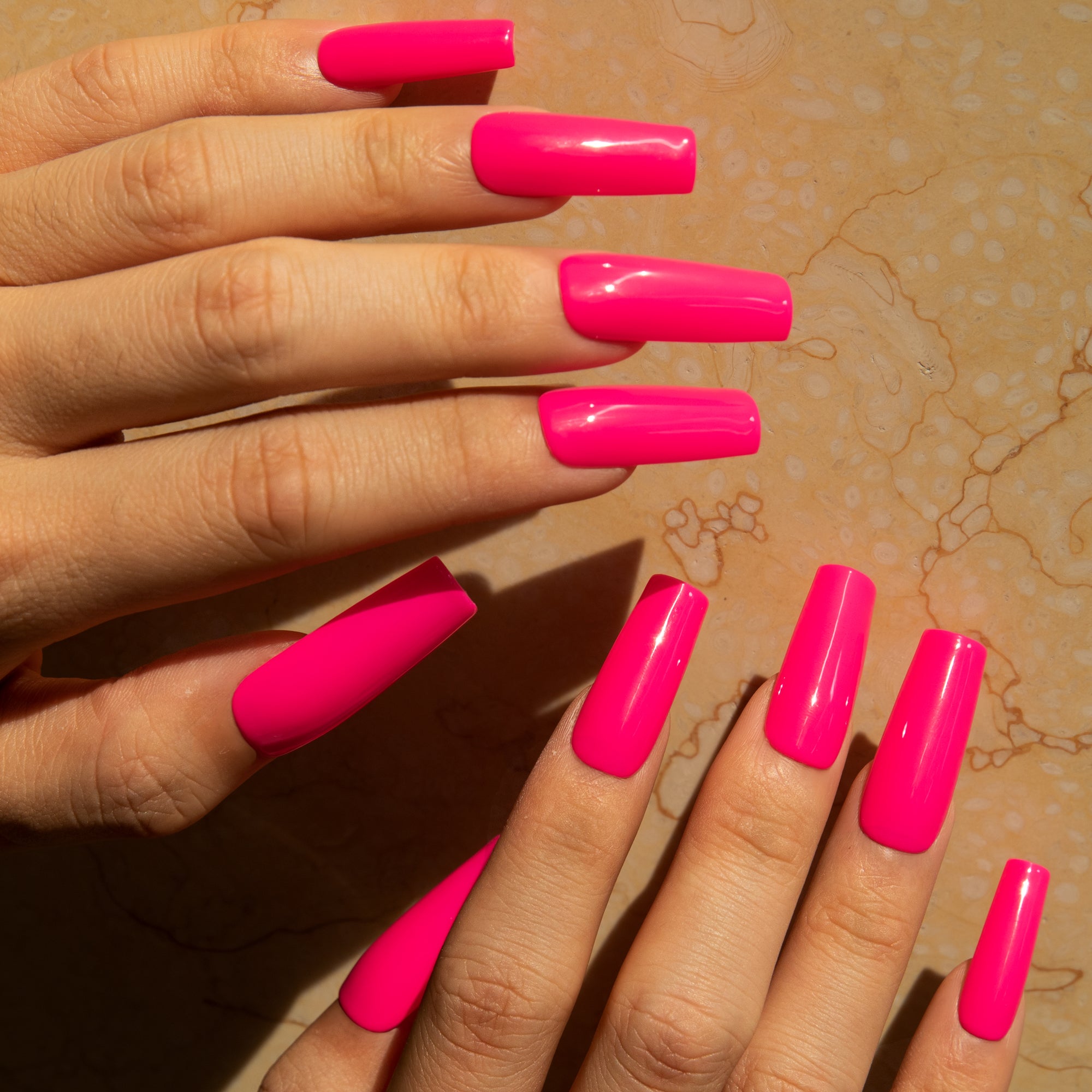 Baddie Pink Handmade Nails H865