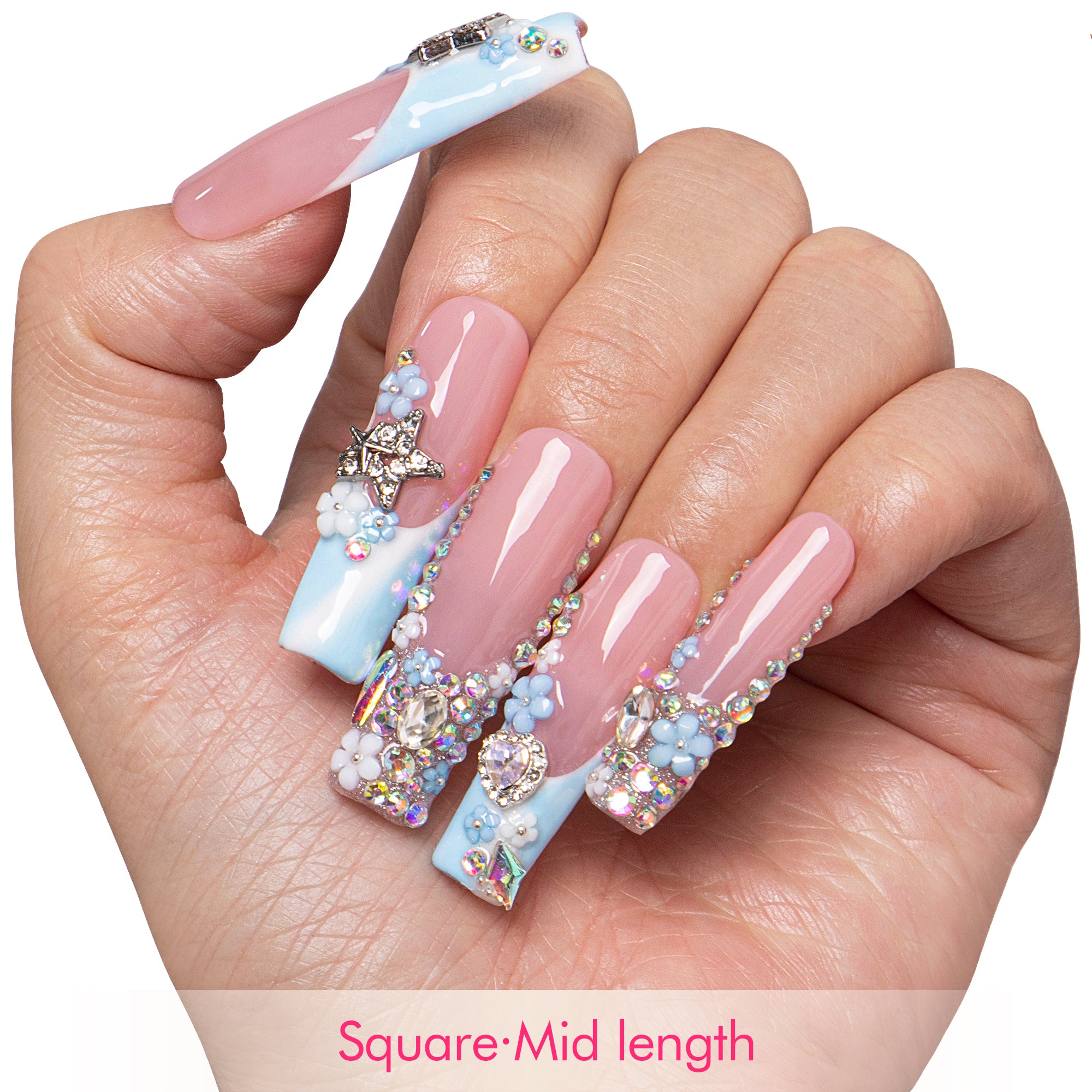 Sky Sanctuary Handmade Nails H875