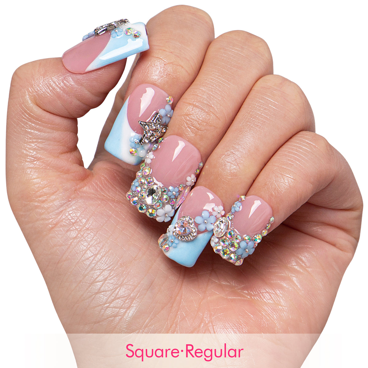 Sky Sanctuary Handmade Nails H875