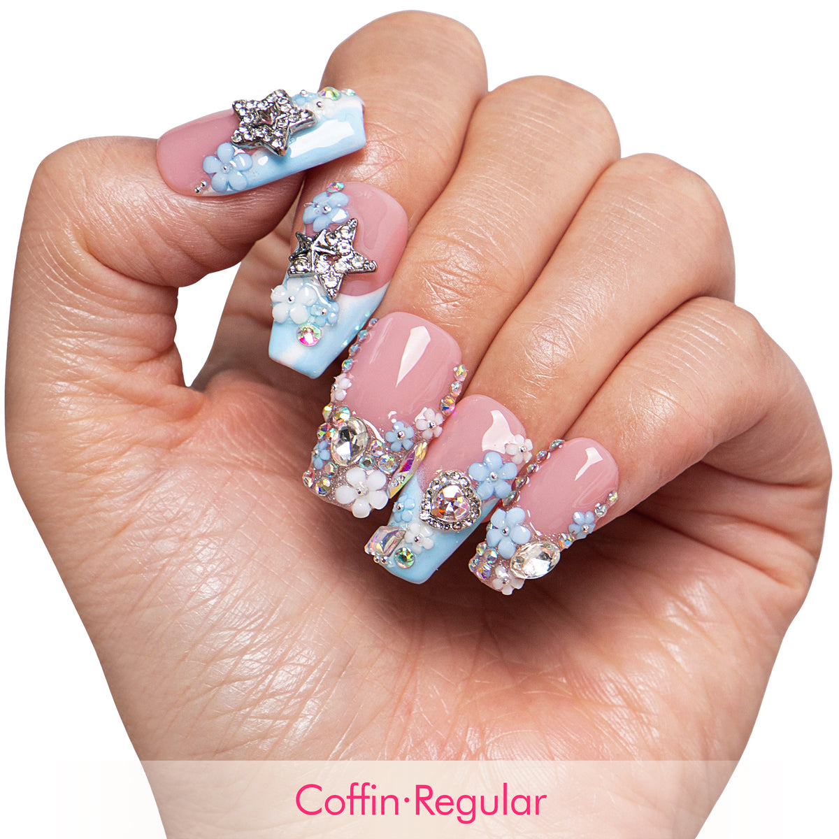 Sky Sanctuary Handmade Nails H875