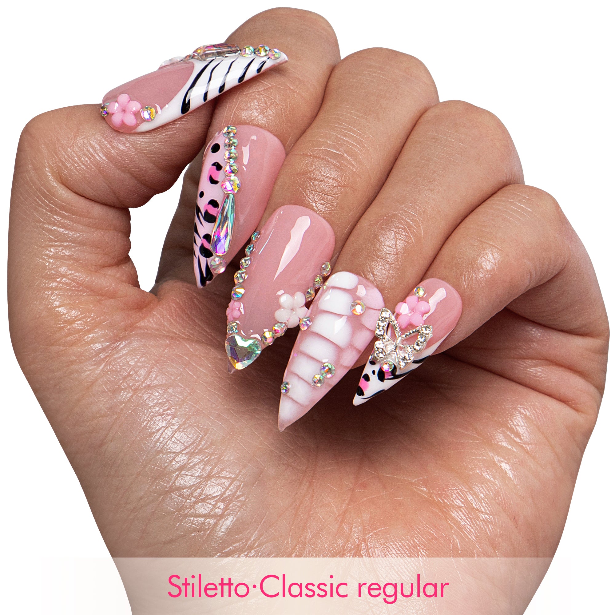 McBling Handmade Nails H876