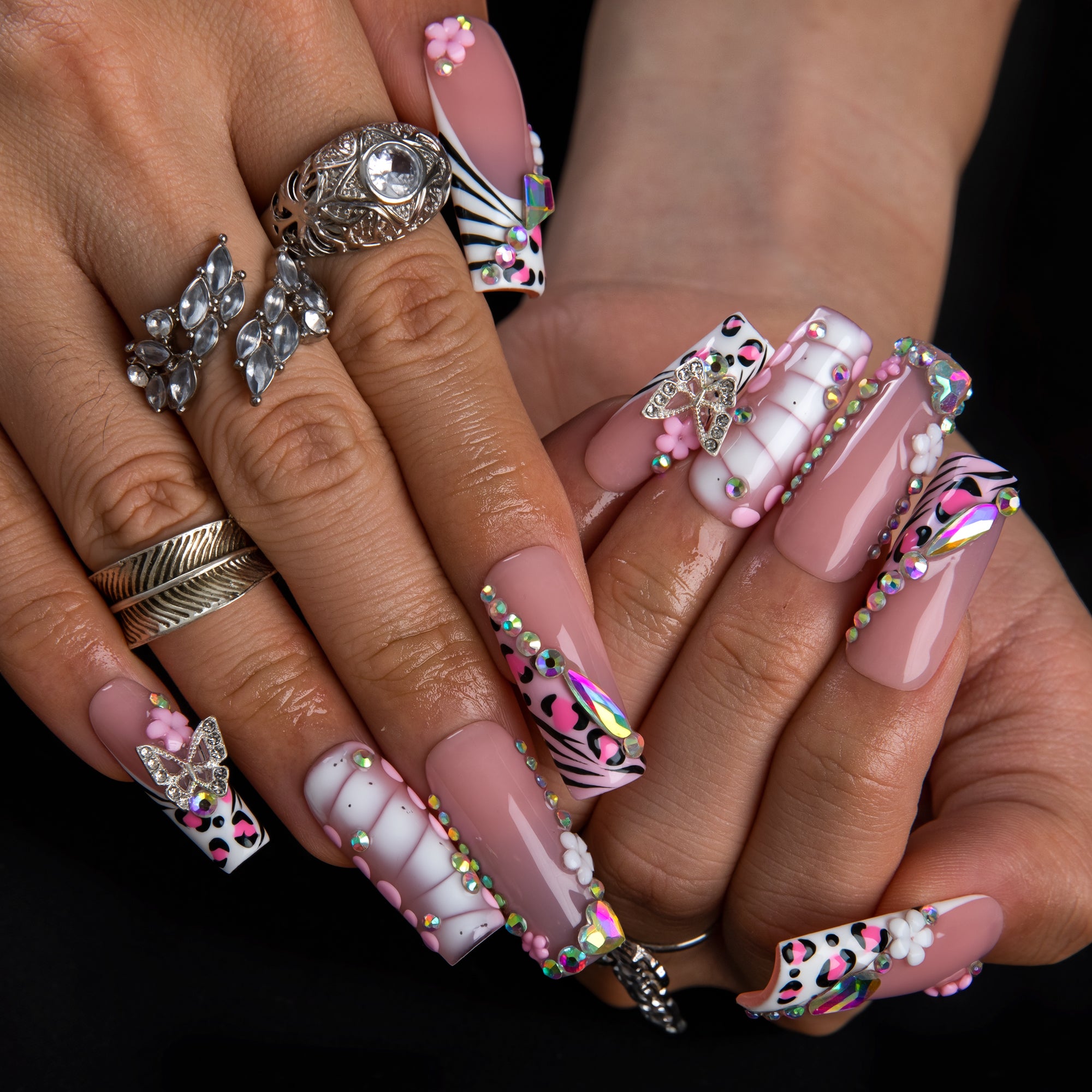 McBling Handmade Nails H876
