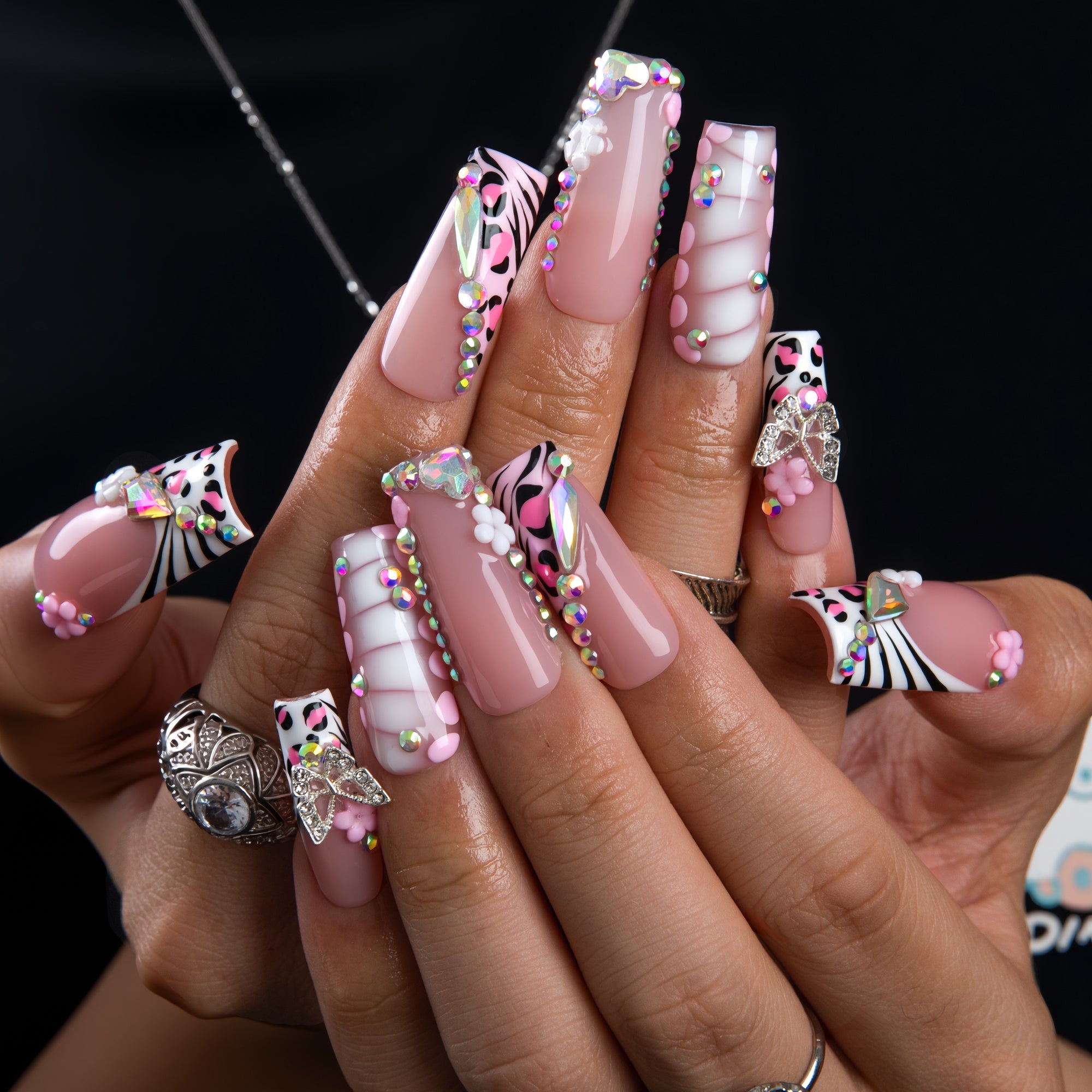 McBling Handmade Nails H876