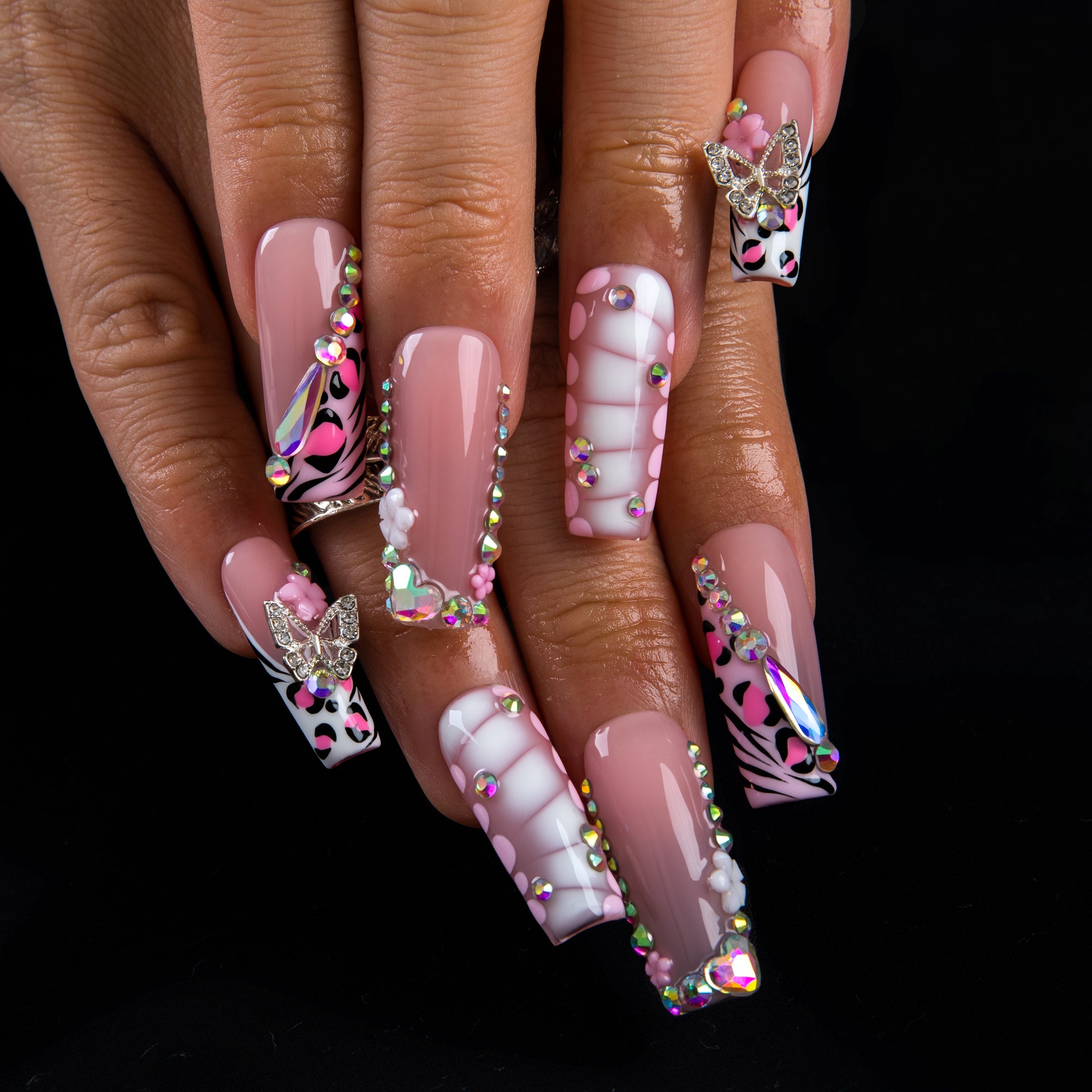 McBling Handmade Nails H876