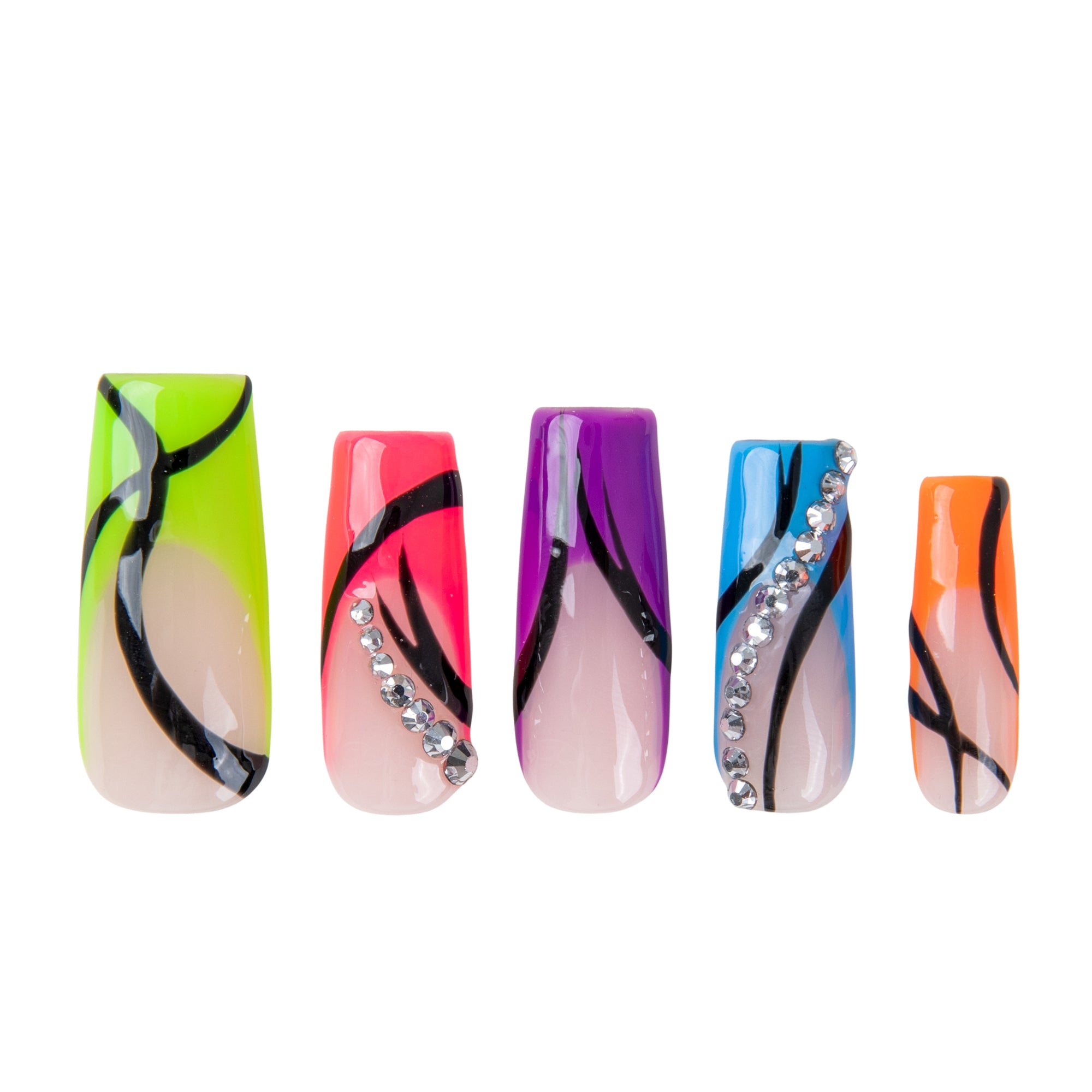 Cyber Glow Handmade Nails H902