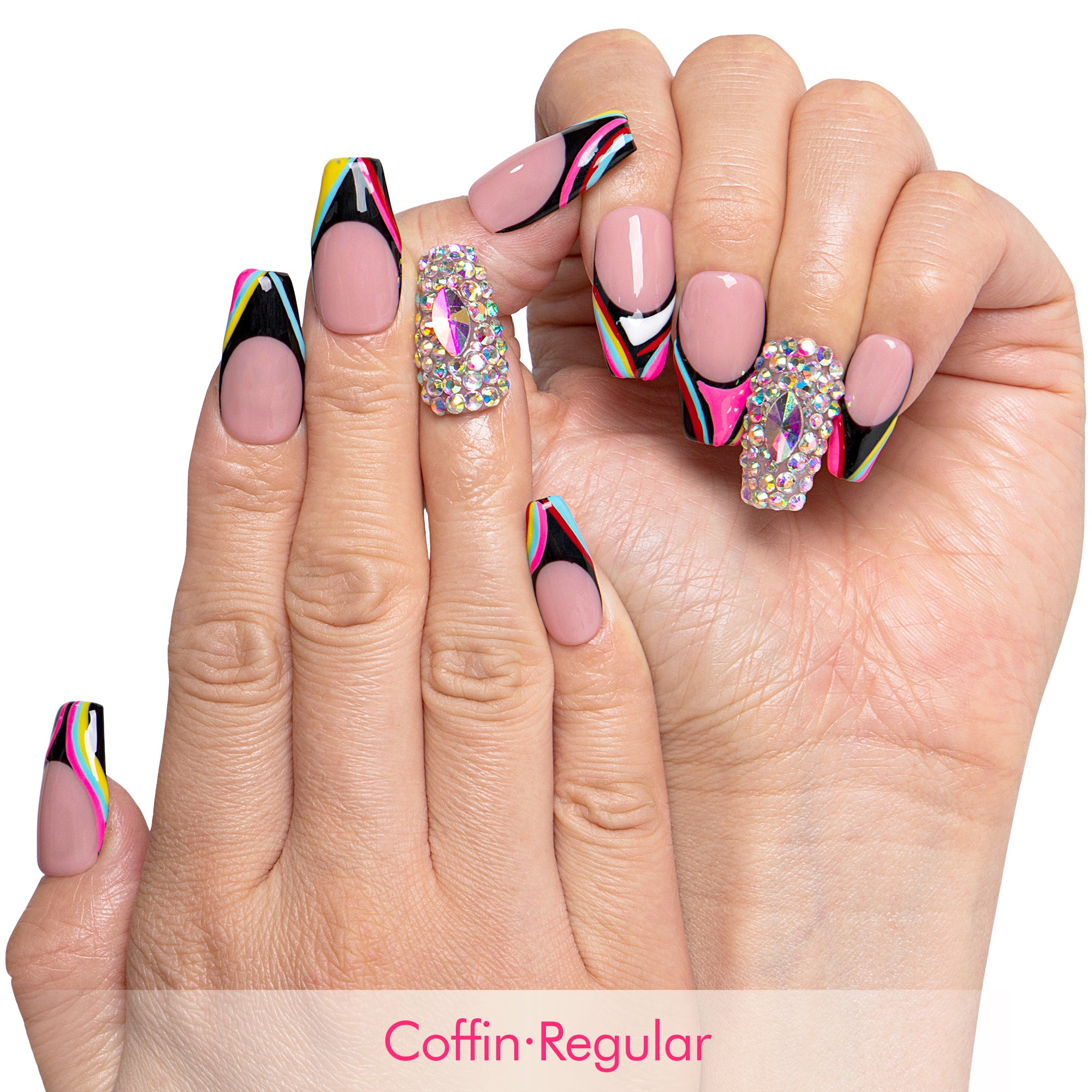 Disco Fever Handmade Nails H903
