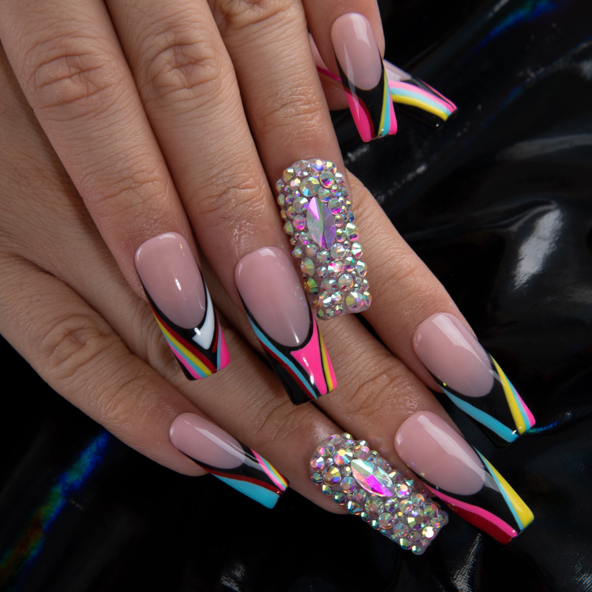 Disco Fever Handmade Nails H903