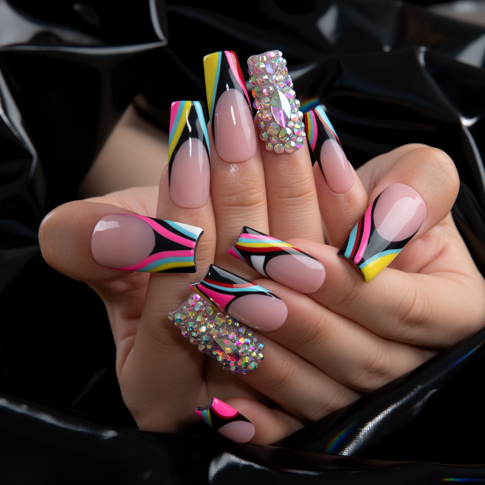 Disco Fever Handmade Nails H903