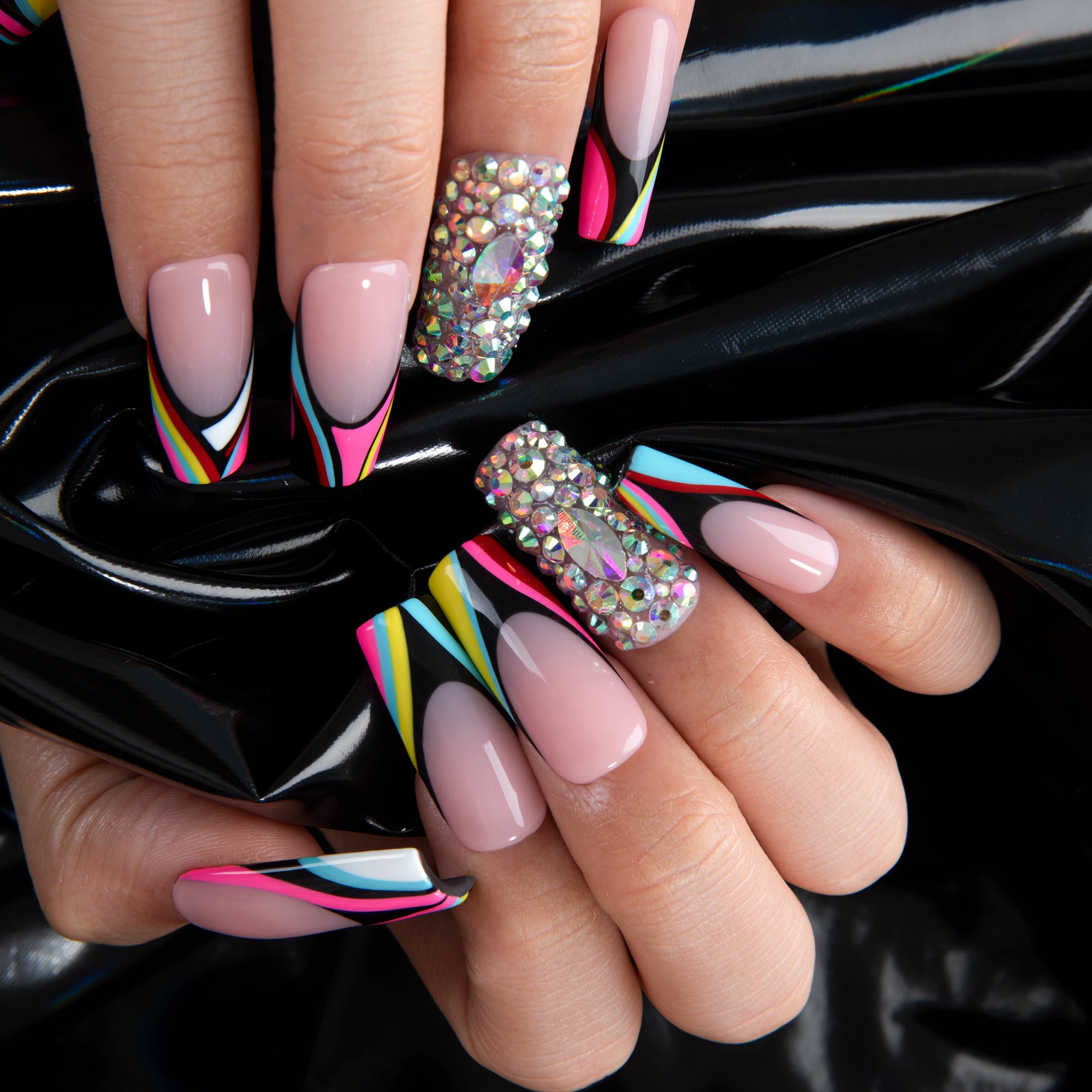 Disco Fever Handmade Nails H903
