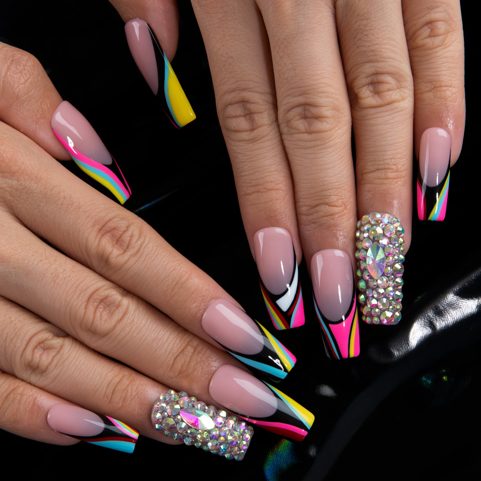 Disco Fever Handmade Nails H903