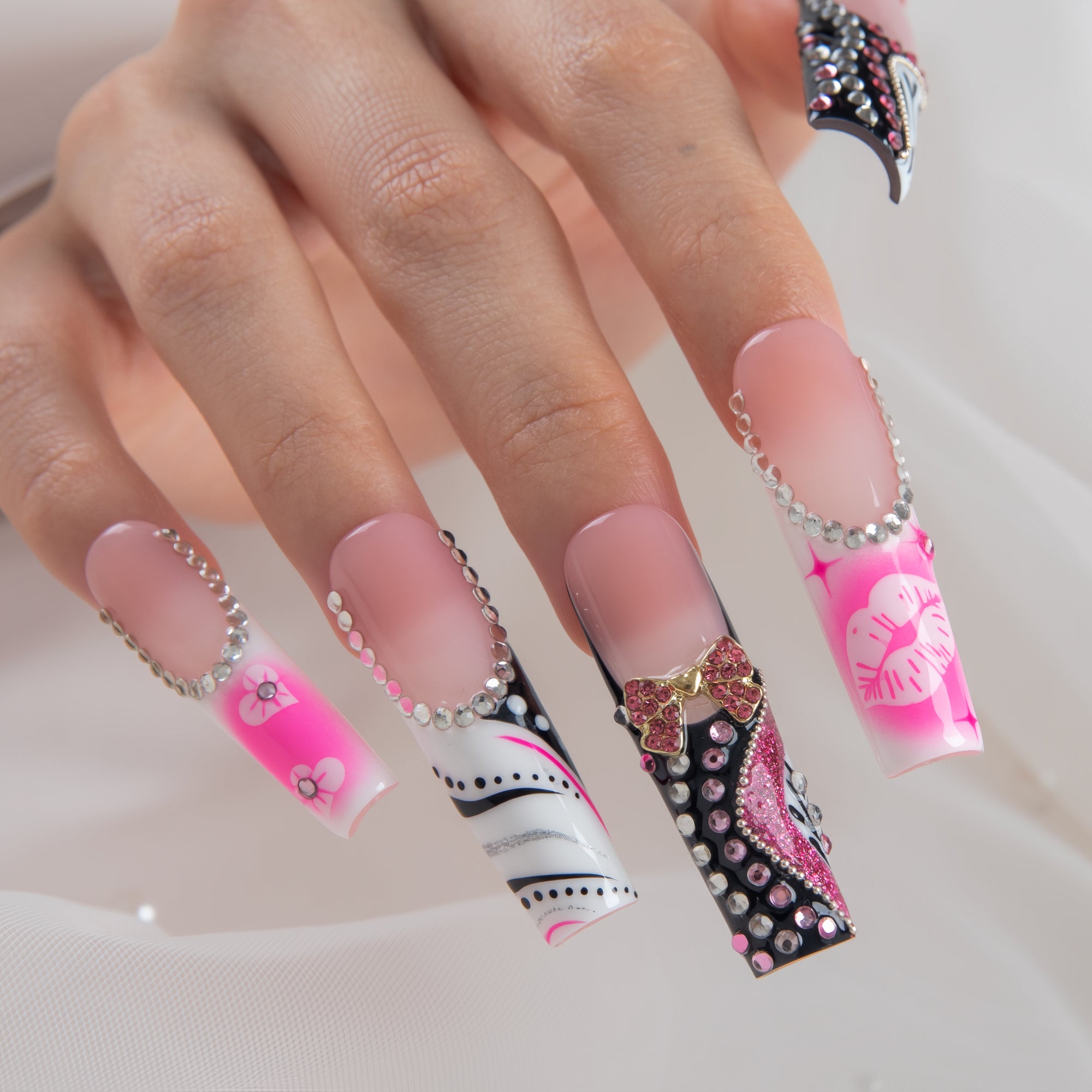 Pop princess Handmade Nails H904