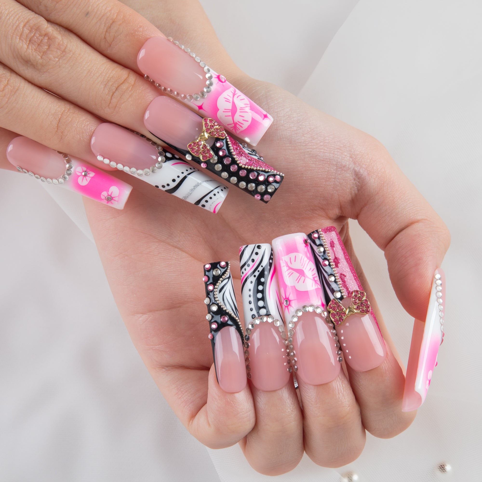 Pop princess Handmade Nails H904