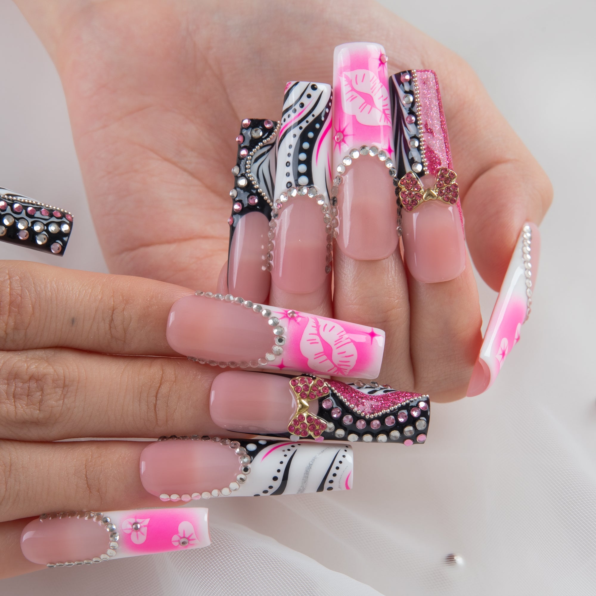 Pop princess Handmade Nails H904