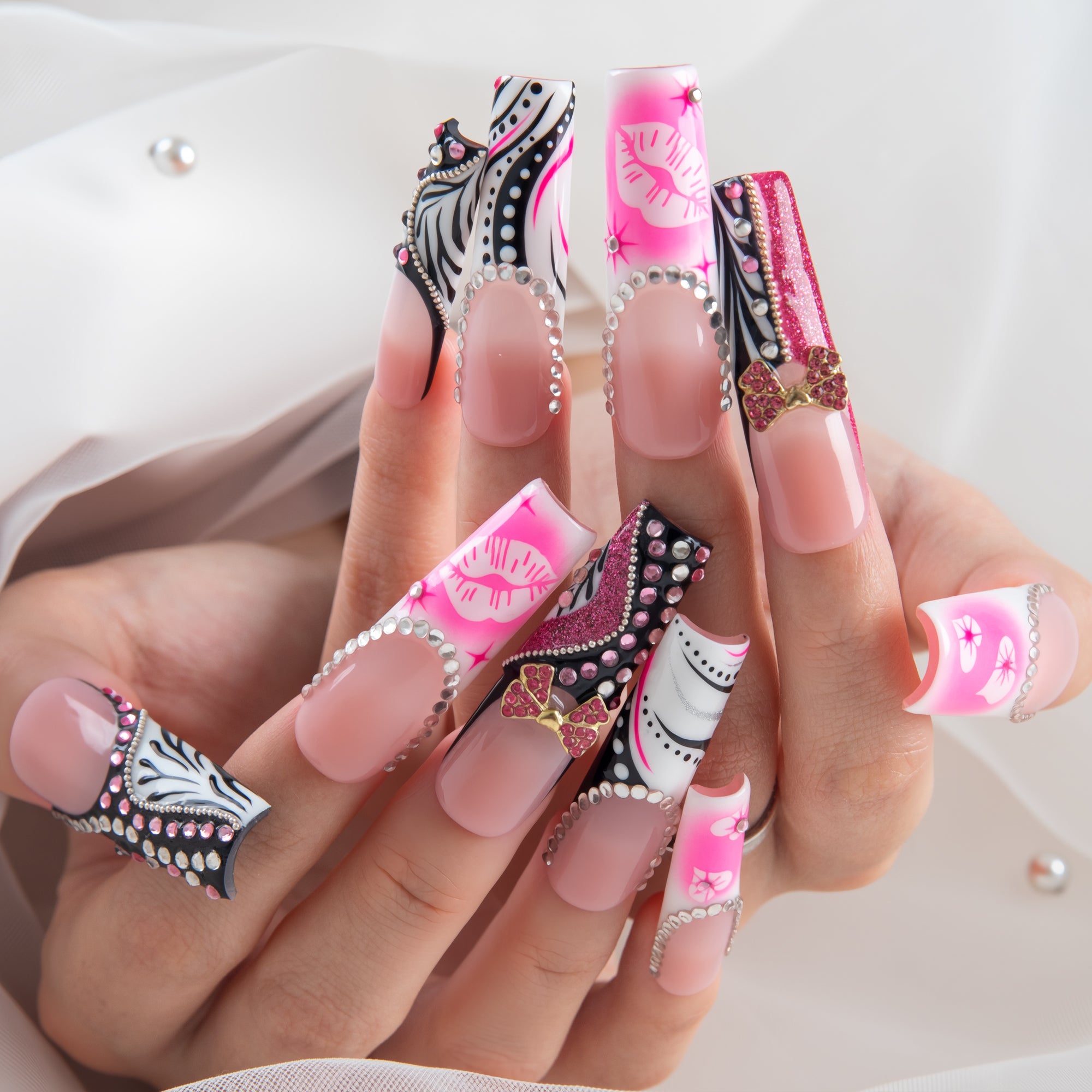 Pop princess Handmade Nails H904