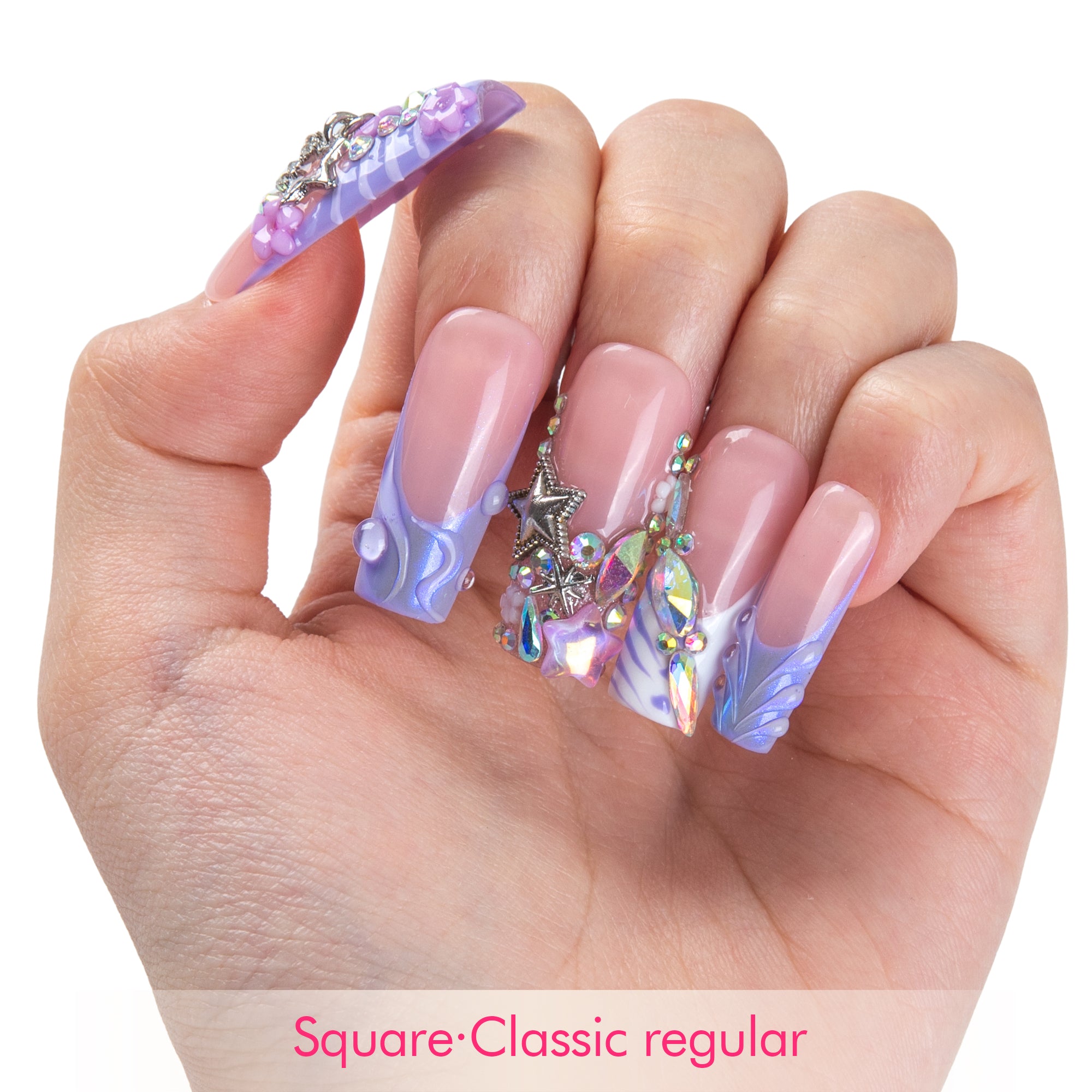 Starlight Tide Handmade Nails H910