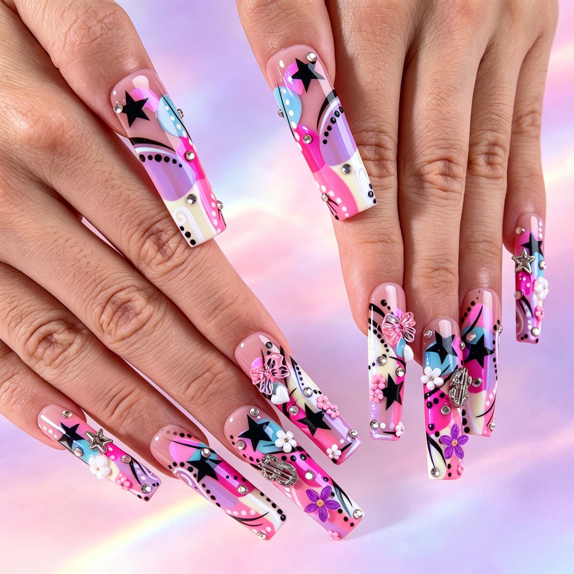 Y2K Dreamgirl Handmade Nails H913