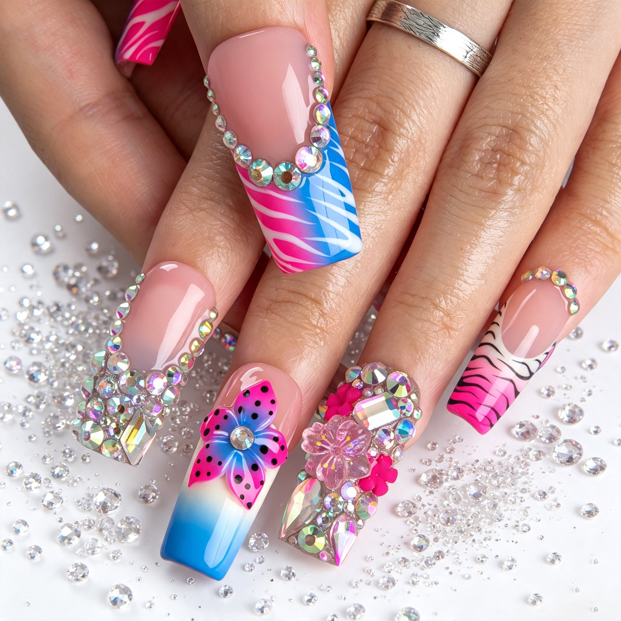 Paradise Pop Handmade Nails H921