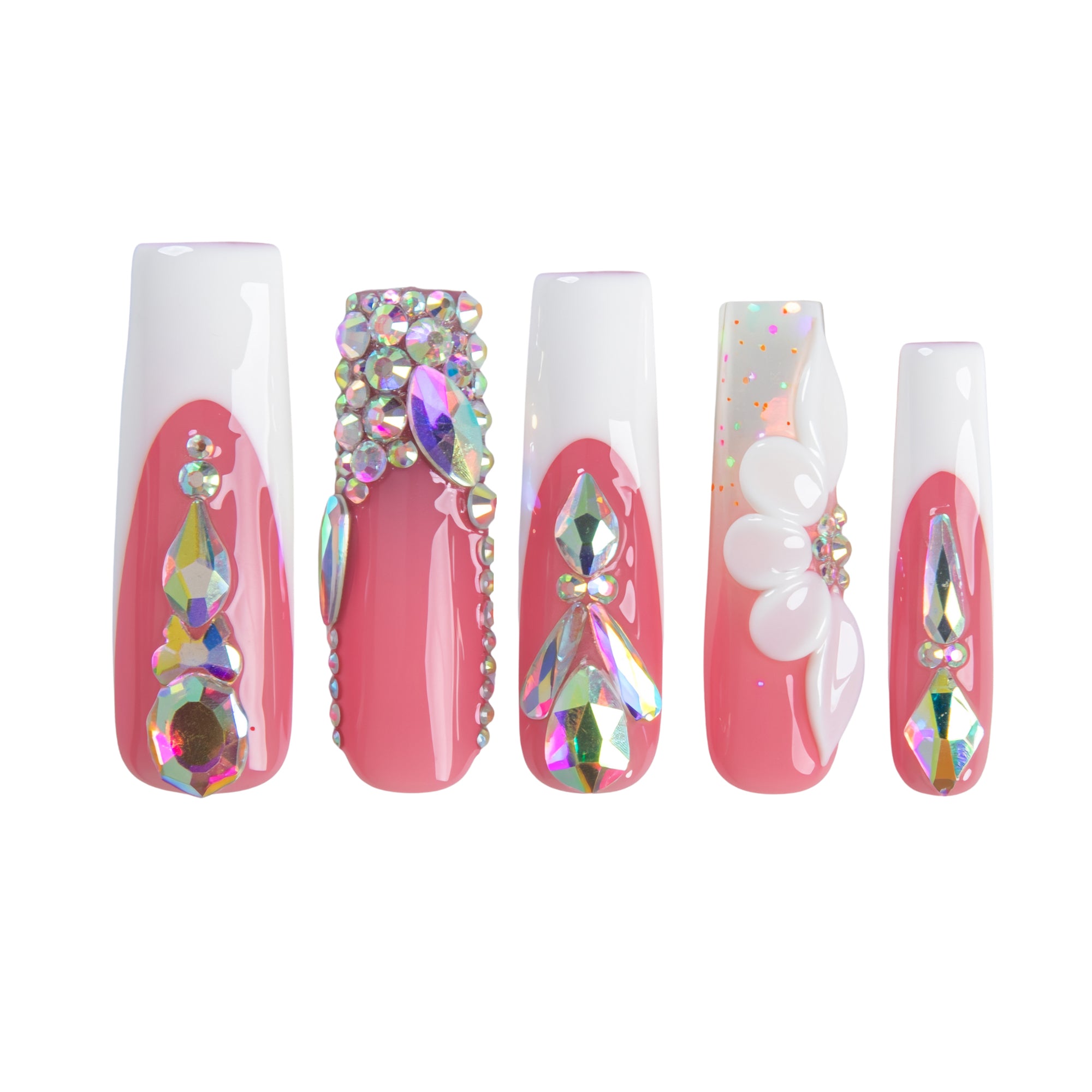 Blushing Majesty Handmade Nails H922