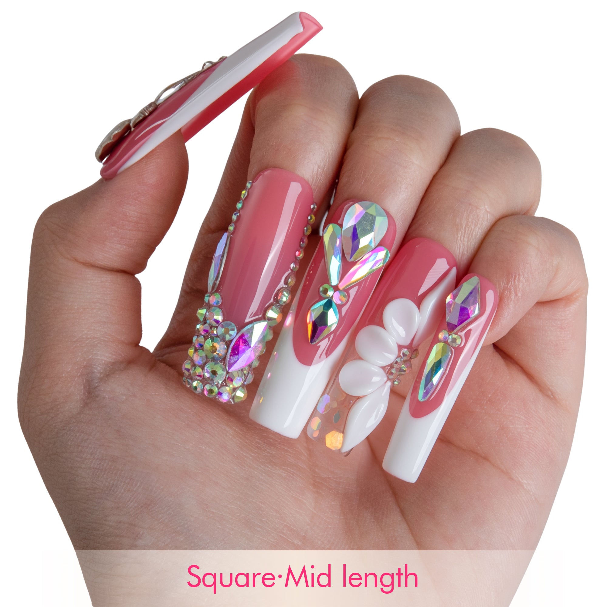 Blushing Majesty Handmade Nails H922