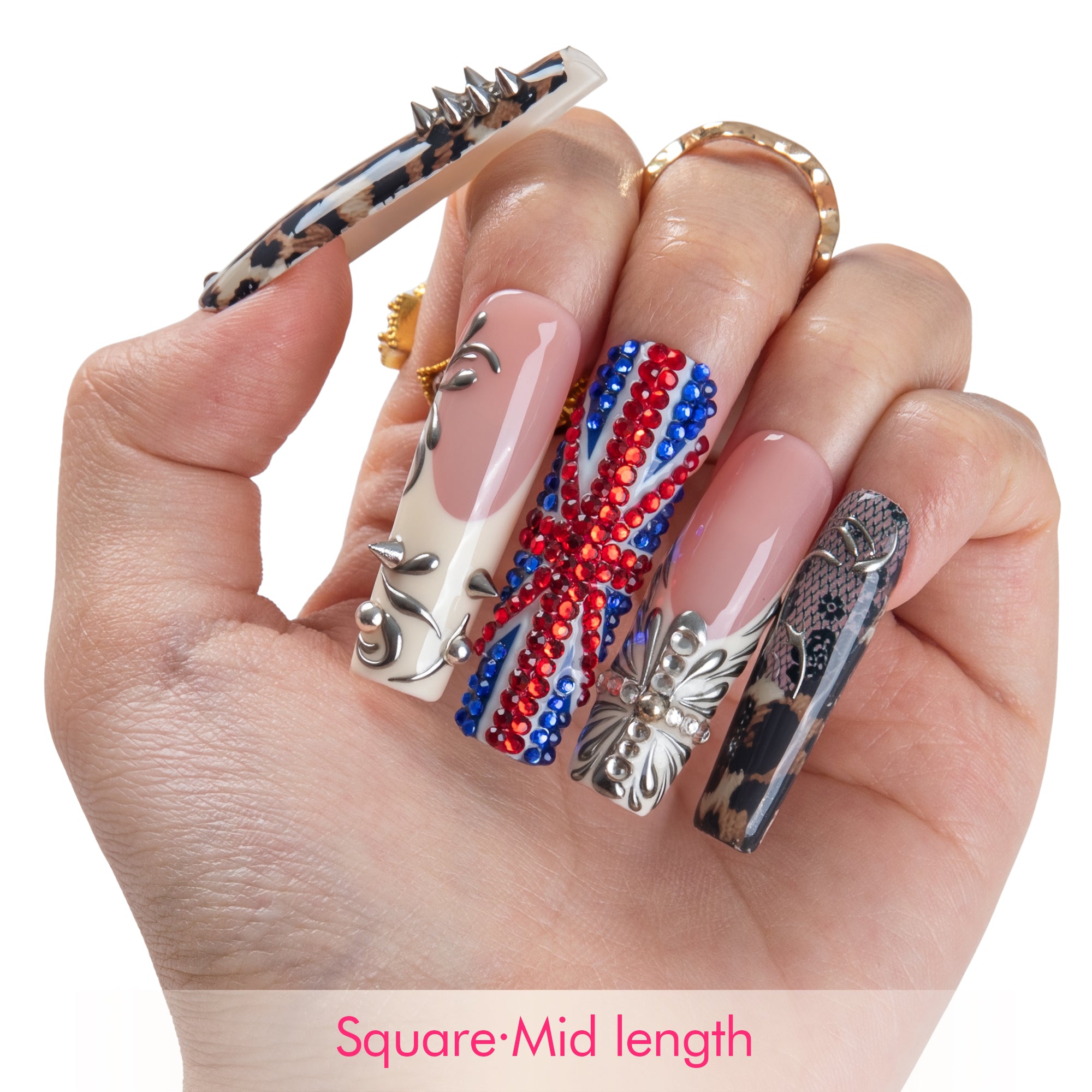 Royal Rebel Handmade Nails H923