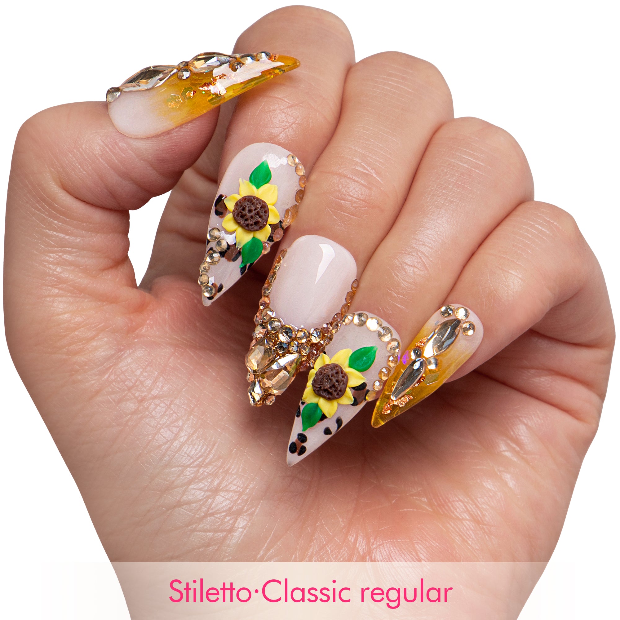 Sunlit Meadow Handmade Nails H924