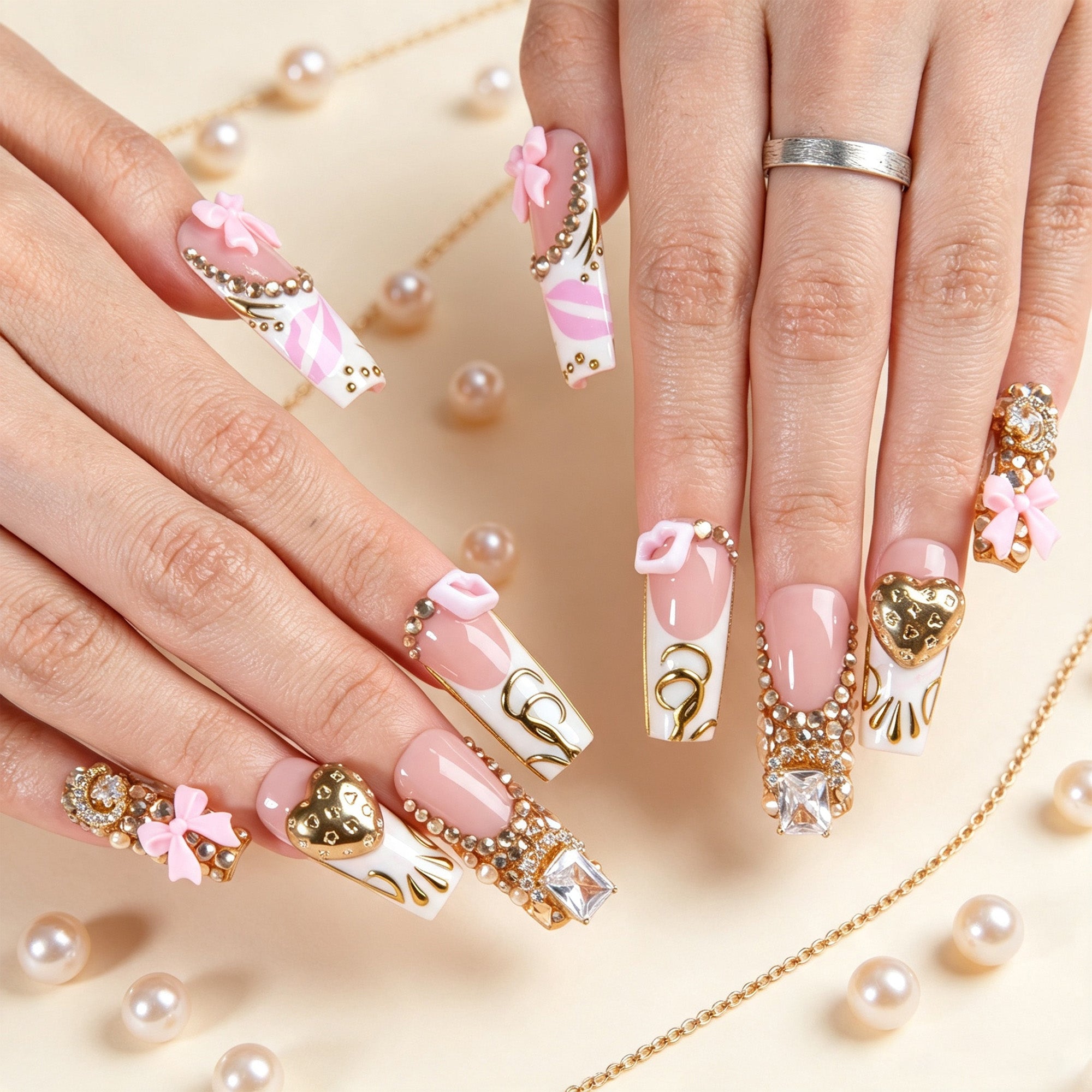 Pink Devotion Handmade Nails H925
